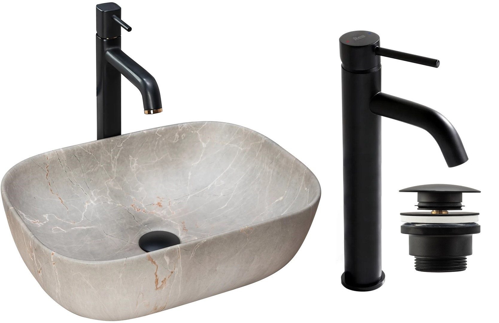 GTM Design Aufsatzwaschbecken LIVIA Modern Waschbeckenm günstig online kaufen