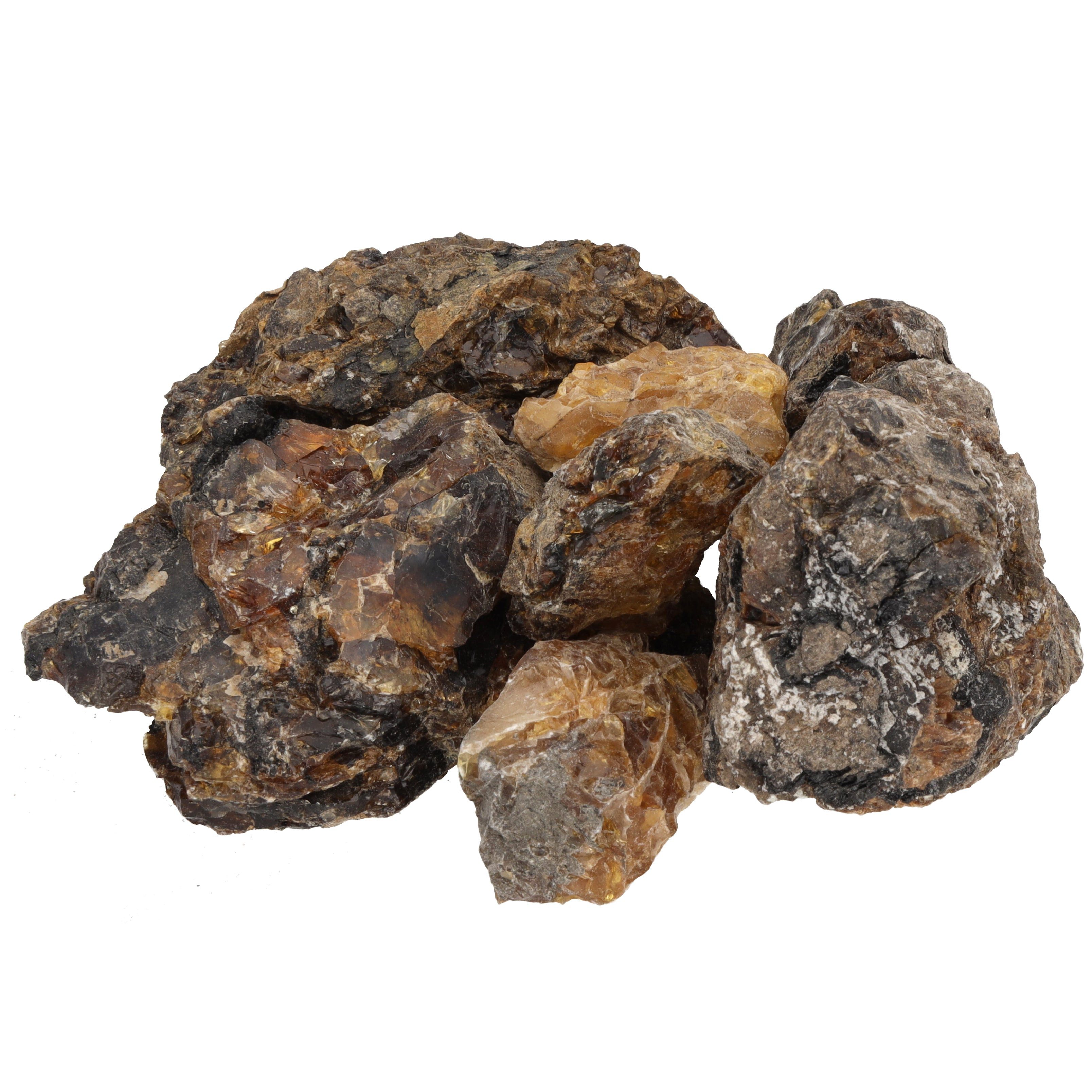 Lebensquelle Plus Teichkies Bernstein Rohsteine, 100% naturbelassene Rohsteine