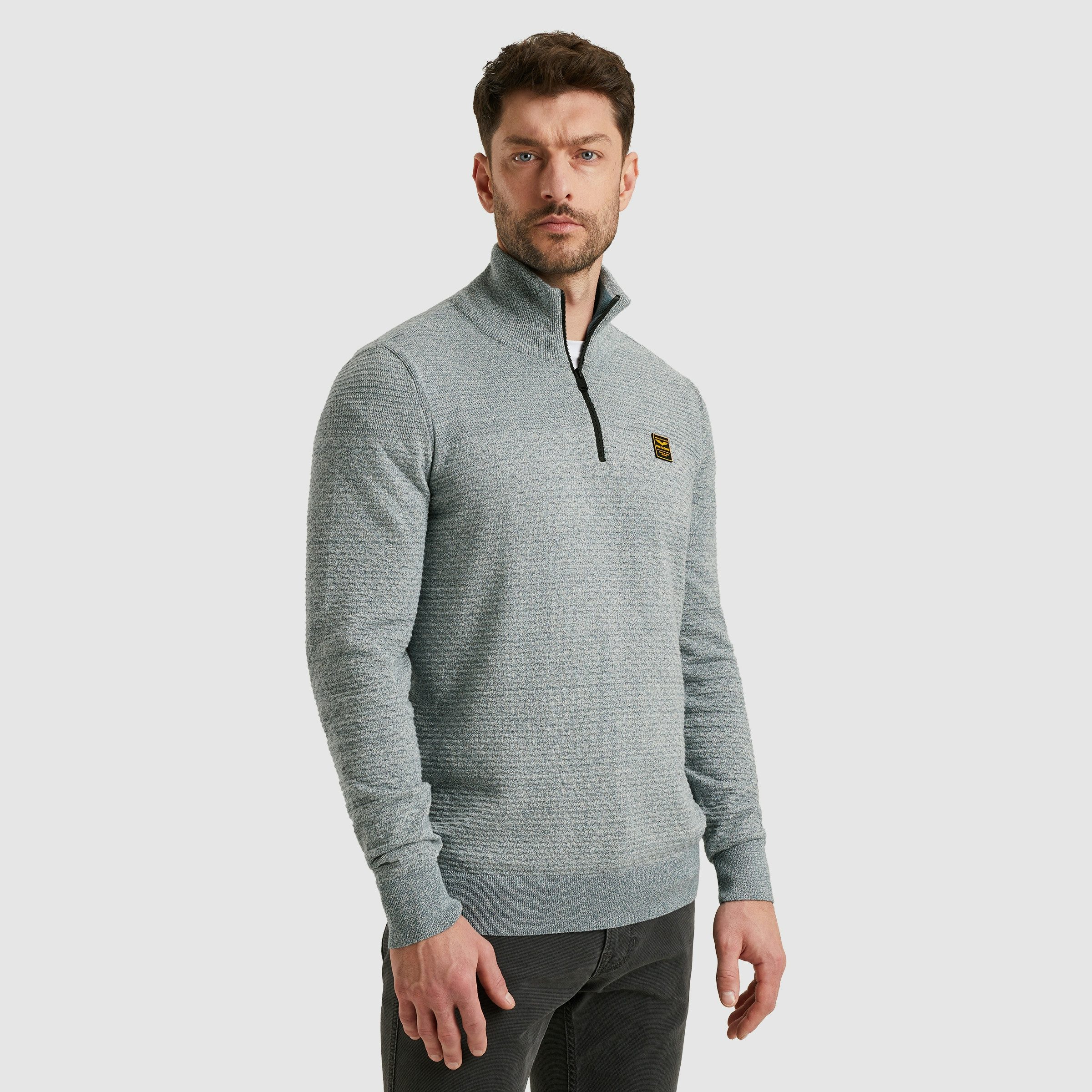 PME LEGEND Troyer mit Struktur-Muster und günstig online kaufen