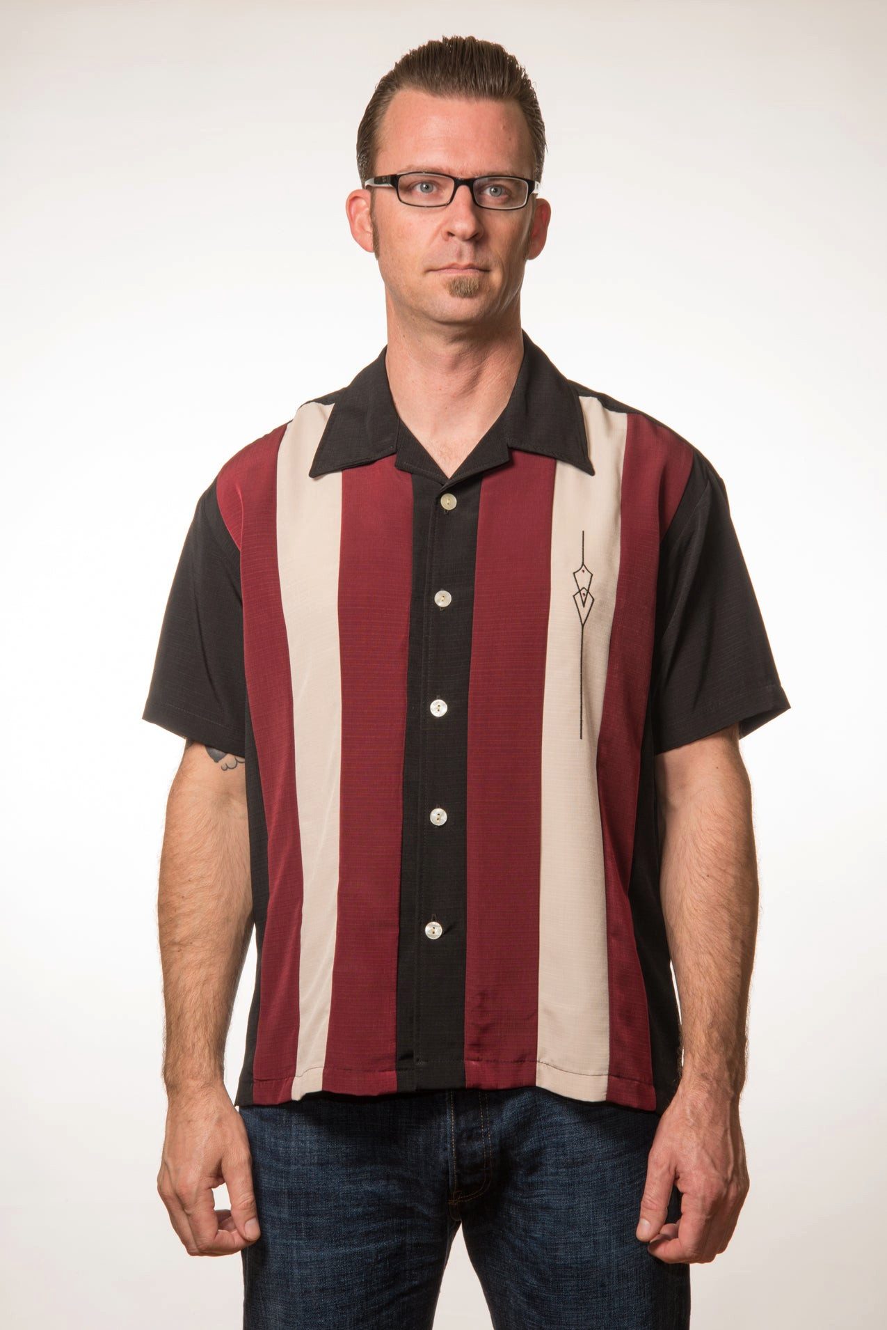 Steady Clothing Kurzarmhemd The Sheen Black günstig online kaufen
