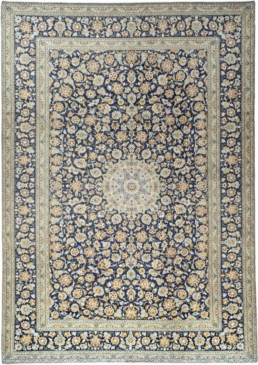 Orientteppich Keshan 300x425 Handgeknüpfter Orientteppich / Perserteppich, Nain Trading, rechteckig, Höhe: 12 mm
