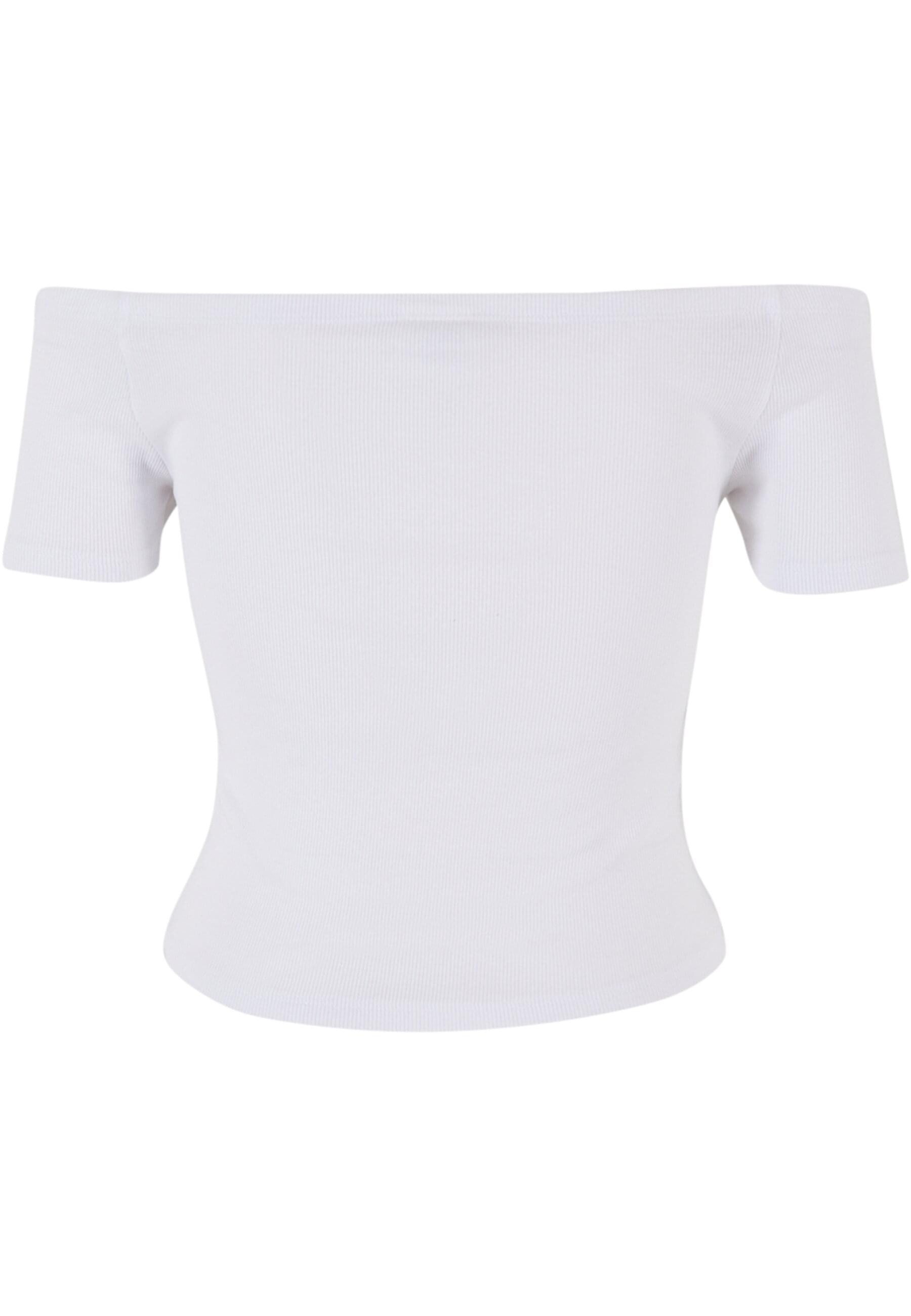 URBAN CLASSICS T-Shirt Urban Classics Damen Ladies Organic Off Shoulder Rib günstig online kaufen