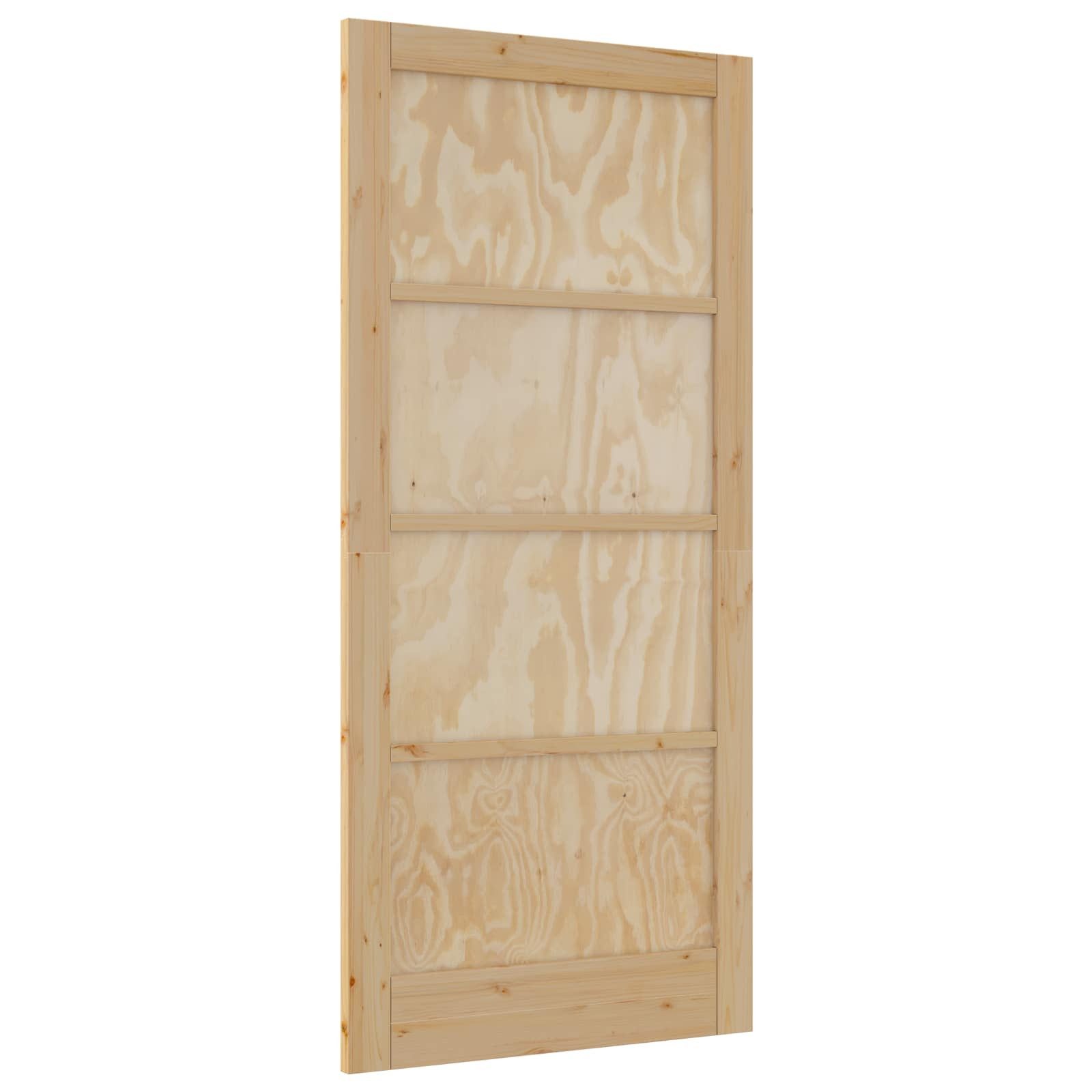 vidaXL Zimmertür 93 x 202 cm Interior Tür Natur 93x202 cm Sperrholz
