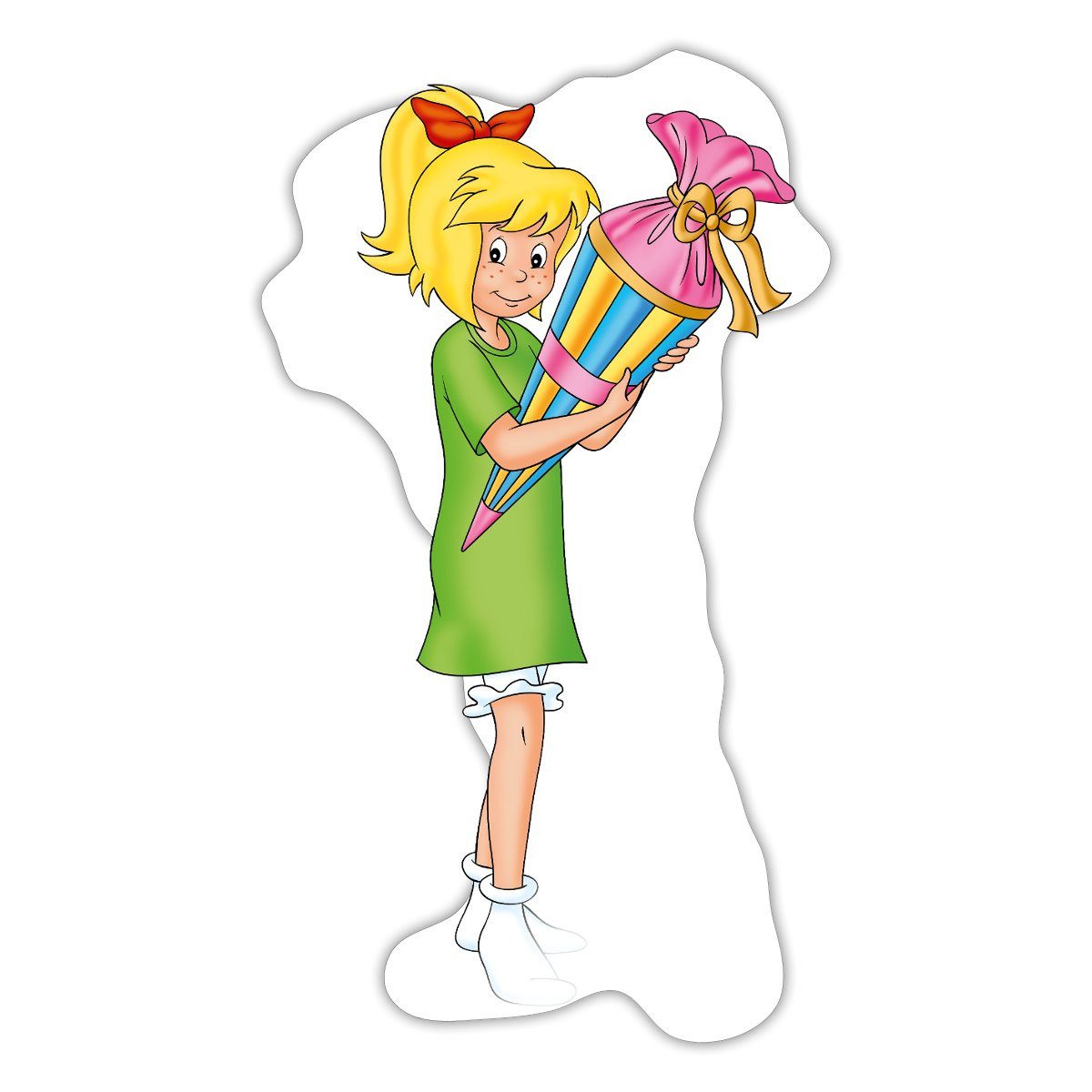 Spreadshirt Aufkleber Bibi Blocksberg Mit Zuckertüte Sticker Aufkleber