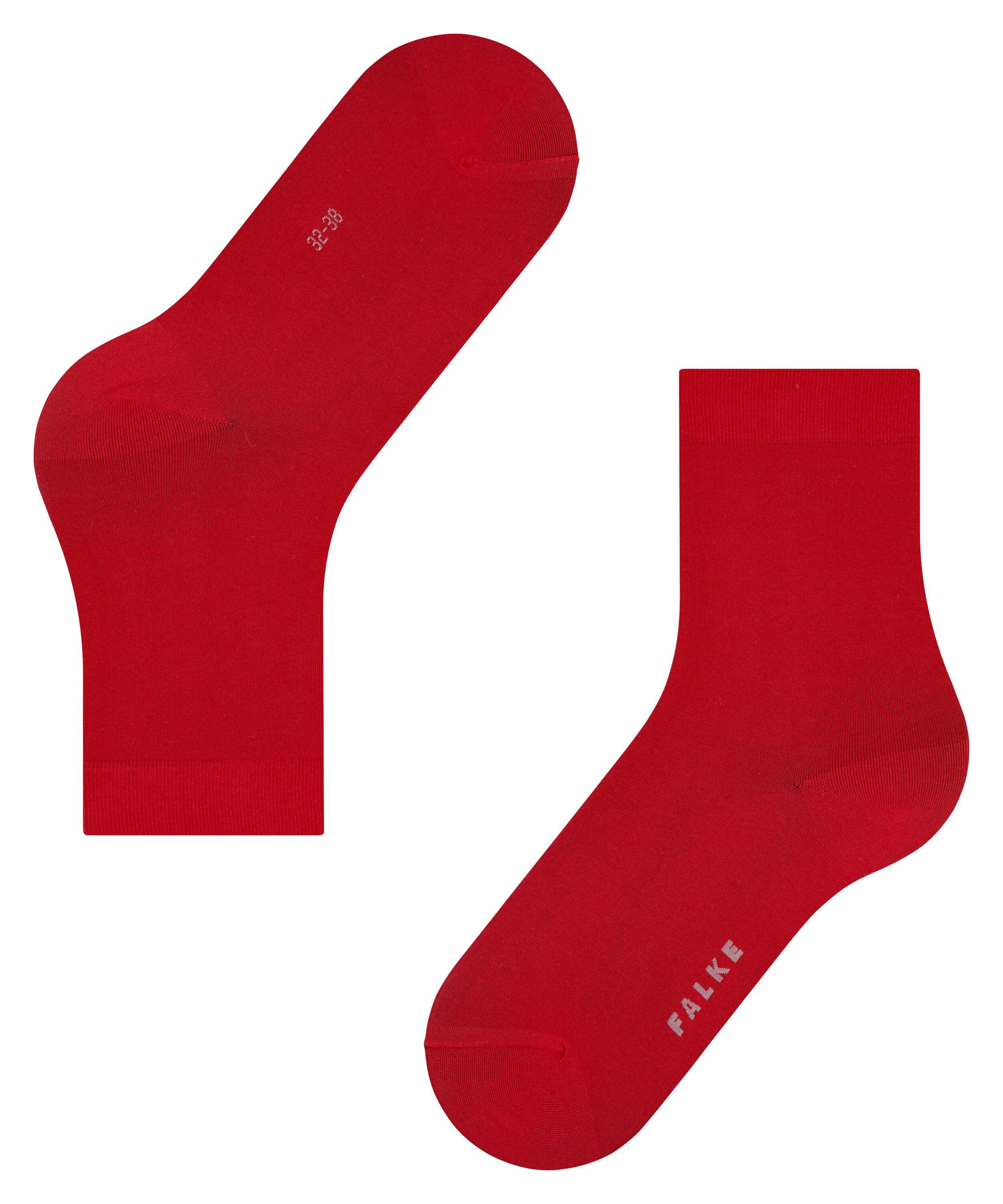 (1-Paar) FALKE Touch Cotton Socken scarlet (8228)