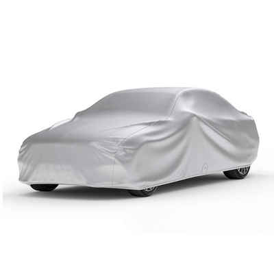 autogadget® Autoplane Autoschutzhülle Auto Abdeckung - Car Cover - Autoplane Silber (1-St)