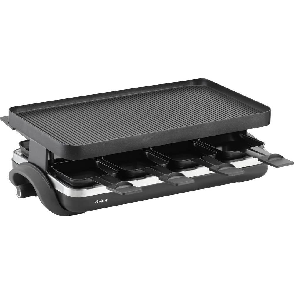 Trisa Raclette Raclette "" 7561.4212, 8 Pfännchen, Antihaftbeschichtung