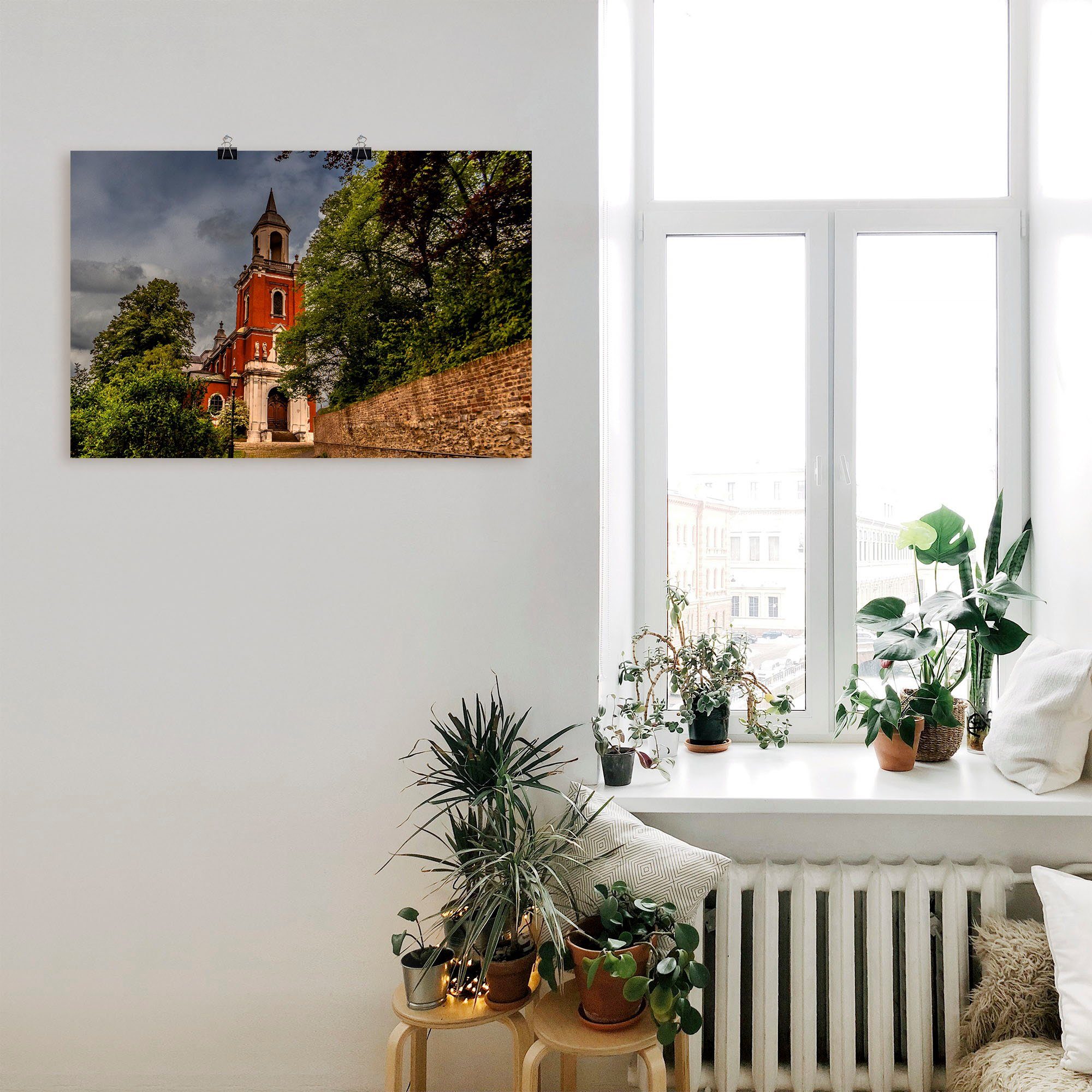 Artland Wandbild »Herbstimpression«, Gebäude (1 Stück), in vielen Größen & Produktarten - Alubild / Outdoorbild für den Außenbereich, Leinwandbild, Poster, Wandaufkleber / Wandtattoo auch für Badezimmer geeignet-kaufen