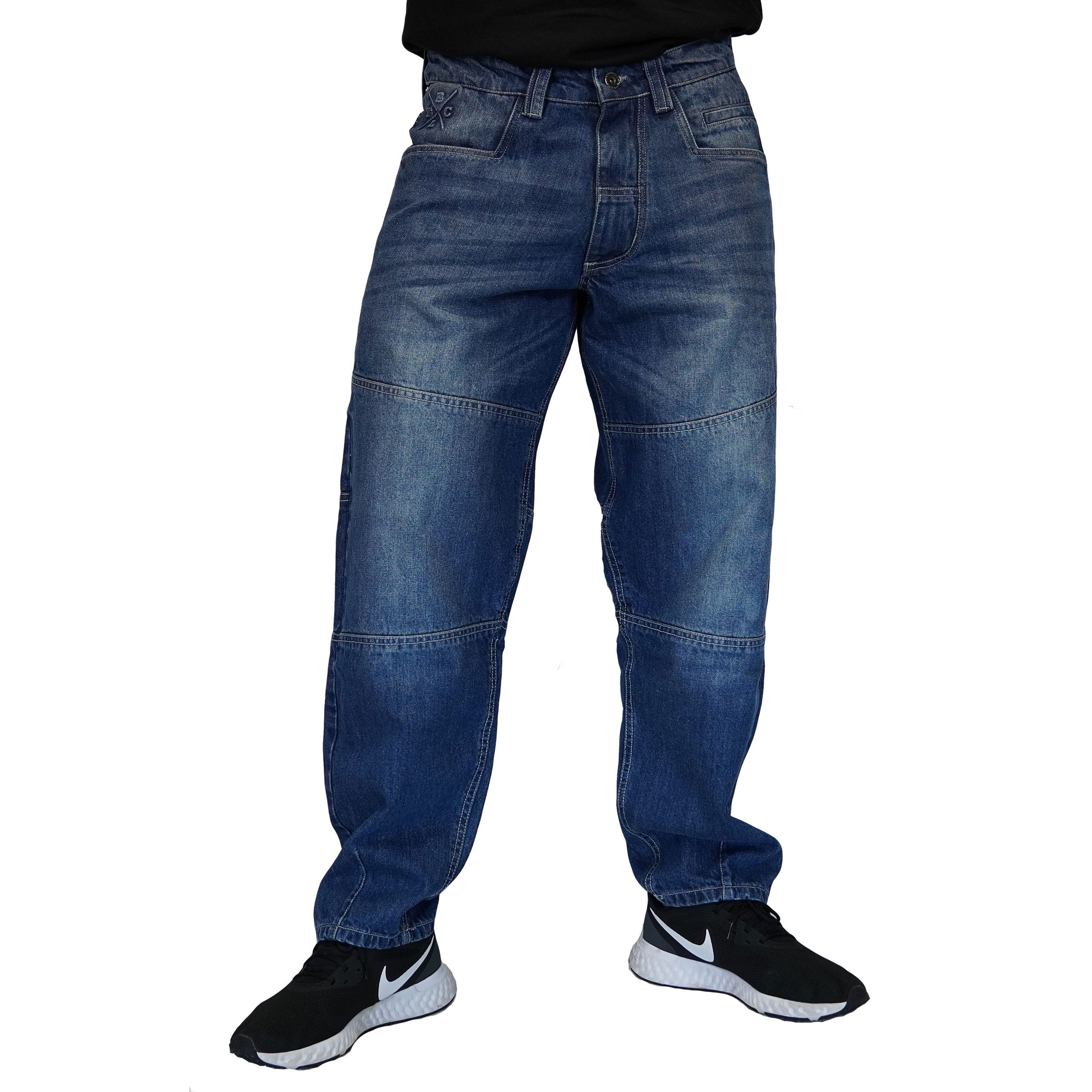 BRACHIAL THE LIFESTYLE COMPANY Loose-fit-Jeans Brachial Jeans "Urban" dunkle Waschung