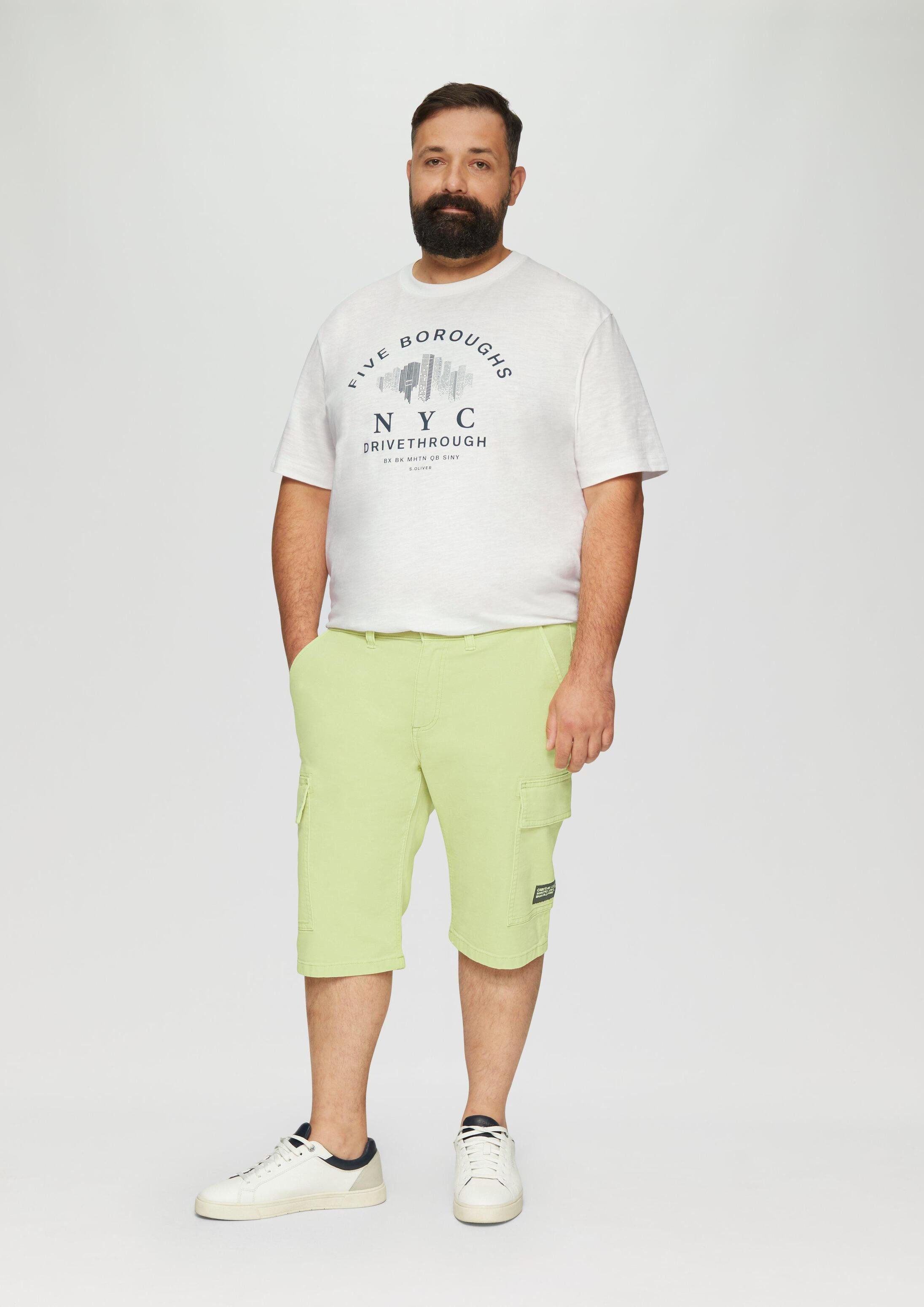 s.Oliver Shorts Jeans-Hose CASBY Jeans-Shorts / Relaxed Fit / High Rise / Straight Leg / Cargotaschen