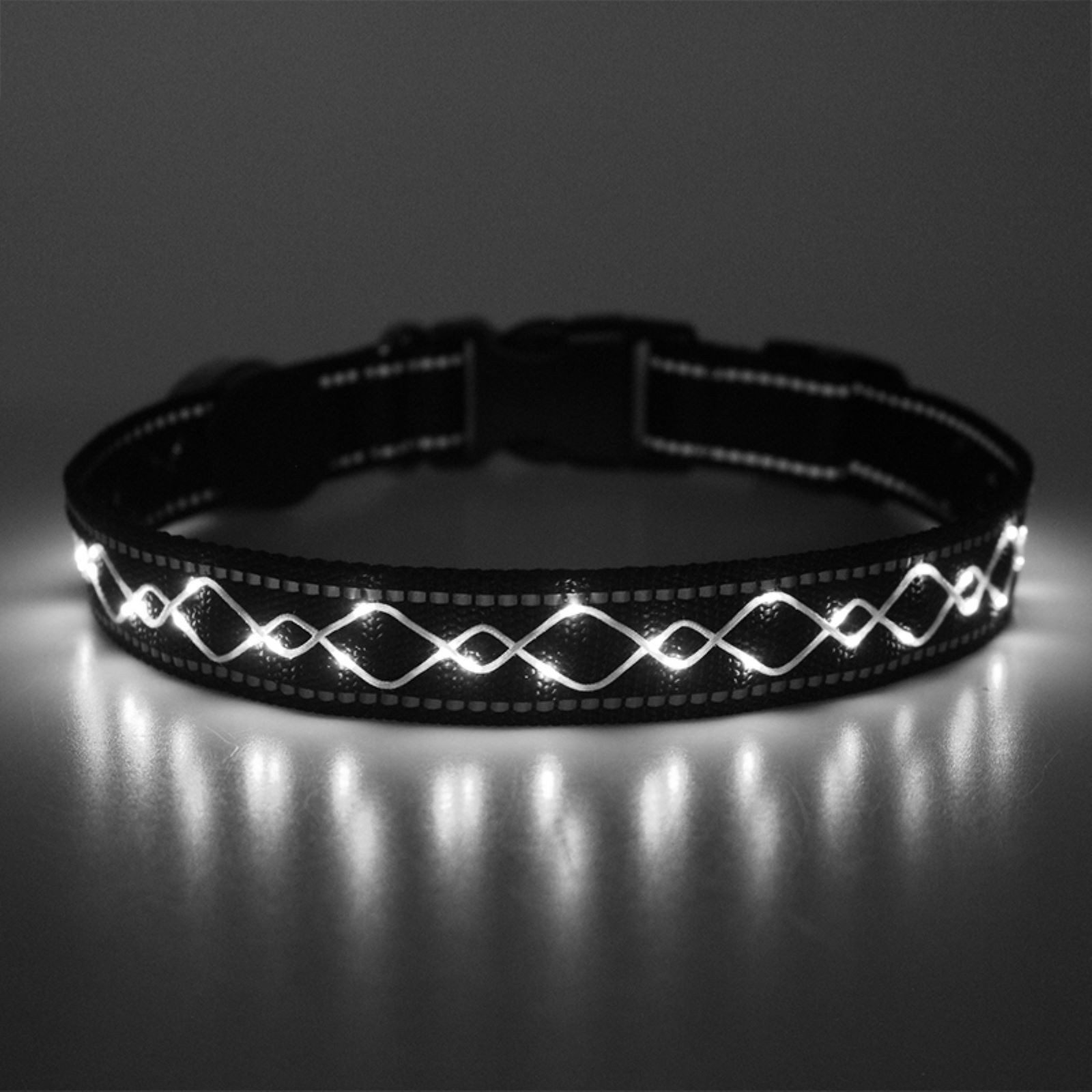 Illes-Laedchen Hunde-Halsband Hundehalsband LED Halsband Blinklicht wiedera günstig online kaufen