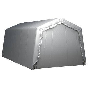 vidaXL Garten-Geräteschrank Lagerzelt 300x600 cm Stahl Grau