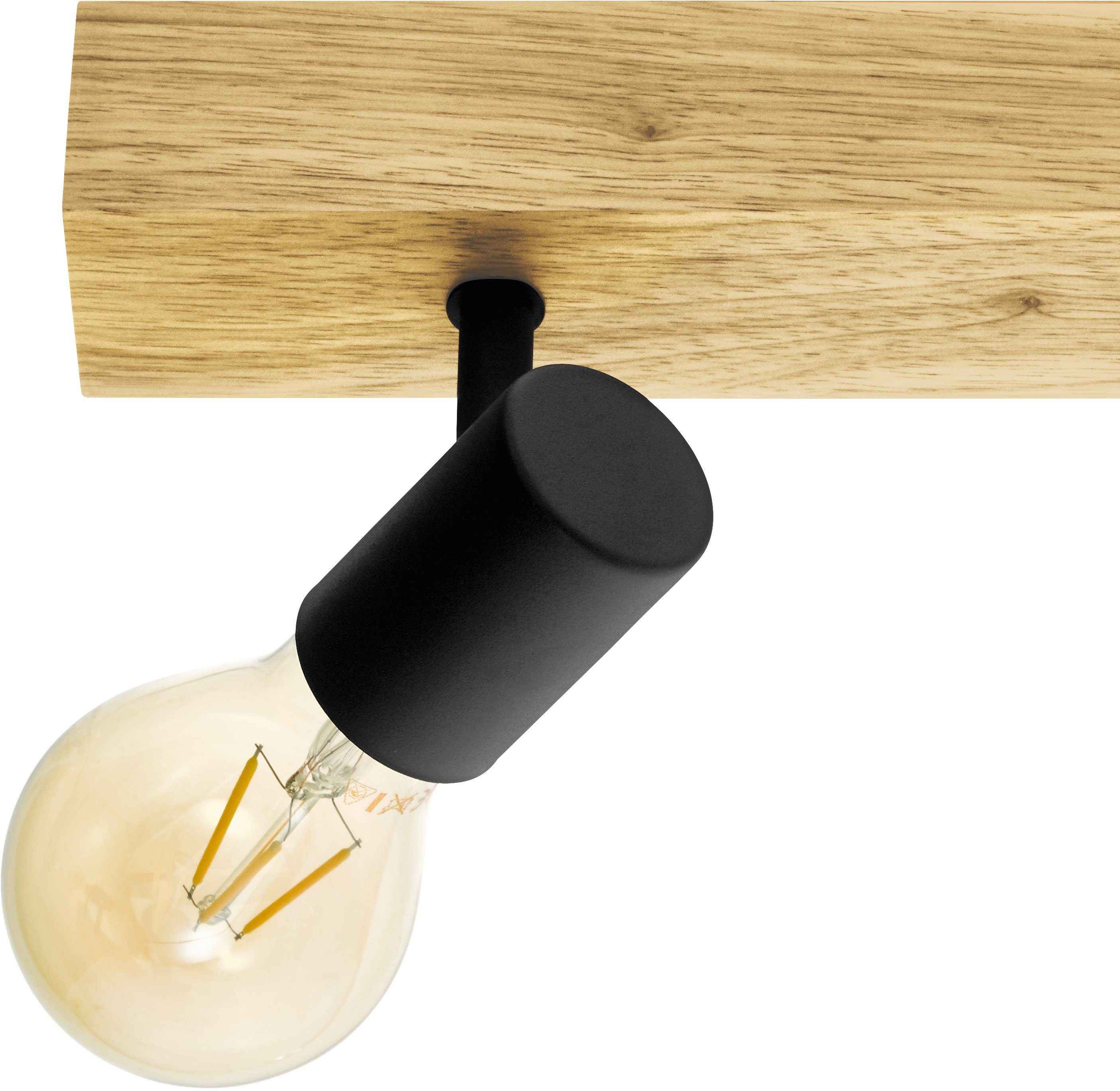 EGLO Deckenspot TOWNSHEND 3, ohne Leuchtmittel, Spot, Wohnzimmerlampe, Flur, L48 x B5 cm, 3X60W exkl.