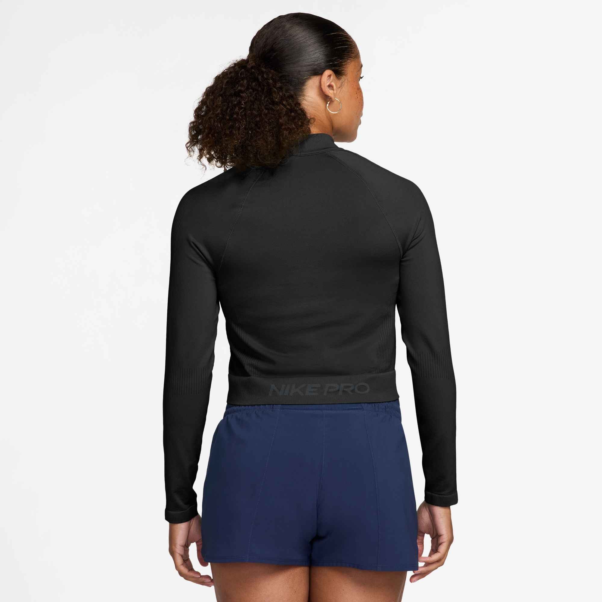 Nike Sweatjacke W NP DF SMLS FZ MIDLAYER mit Reißverschluss, schnell trocknendes Material – Bild 2 von 4