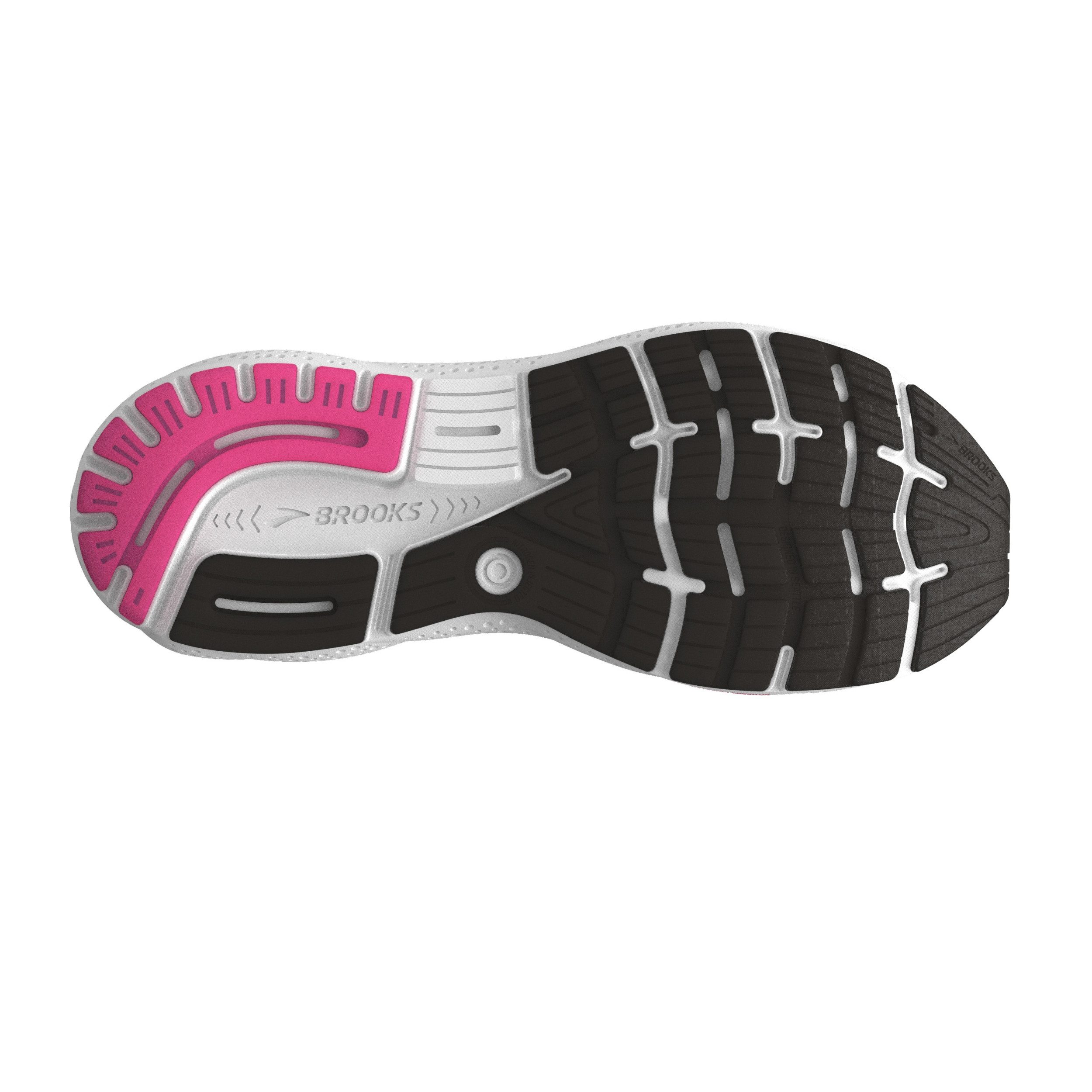 Brooks Ghost 16 - Damen Laufschuh - Narrow-Breite - Black/Pink/Yellow Laufs günstig online kaufen