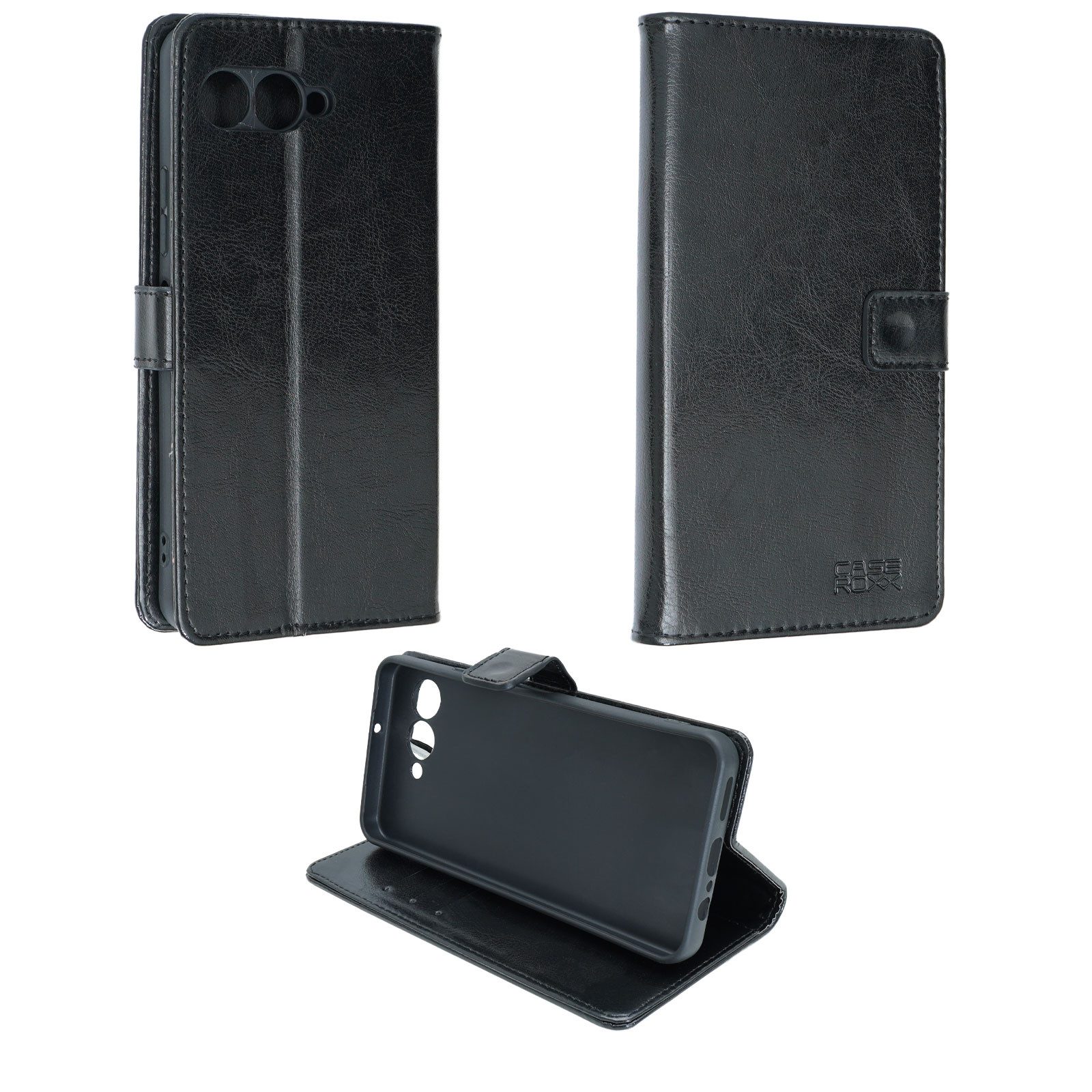 caseroxx Handytasche caseroxx Handytasche Bookstyle-Case für Telekom T-Phone 3, (Einzelartikel, 1-tlg., Bookstyle-Case), mit Kreditkartenfächern