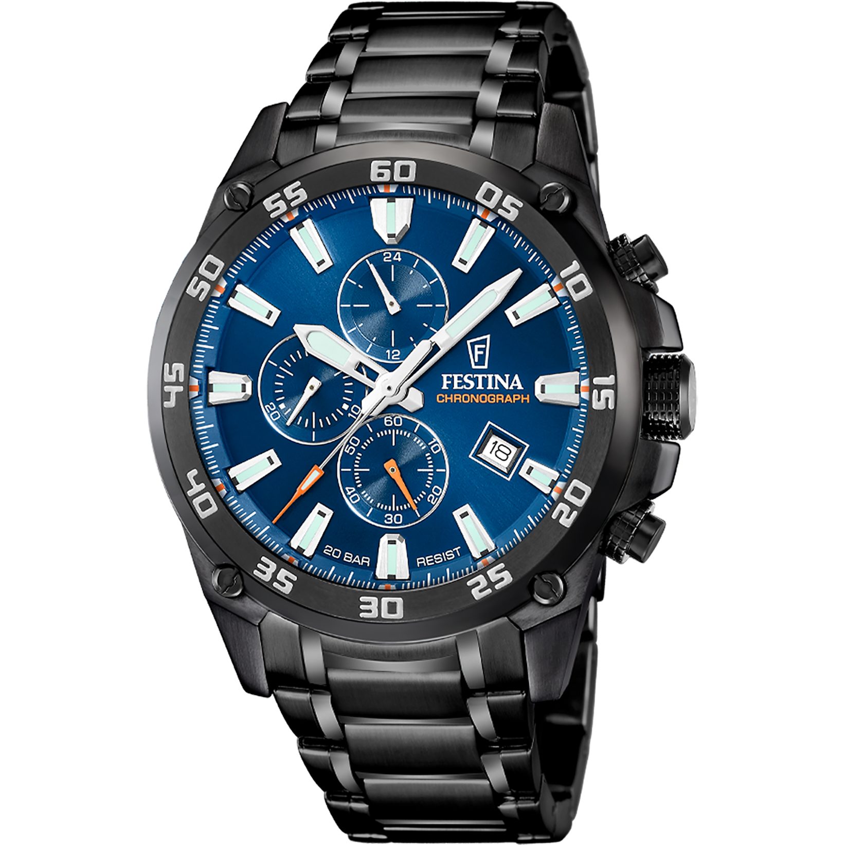Festina Chronograph Timeless Chronograph F20735/1, Quarzuhr, Armbanduhr, He günstig online kaufen