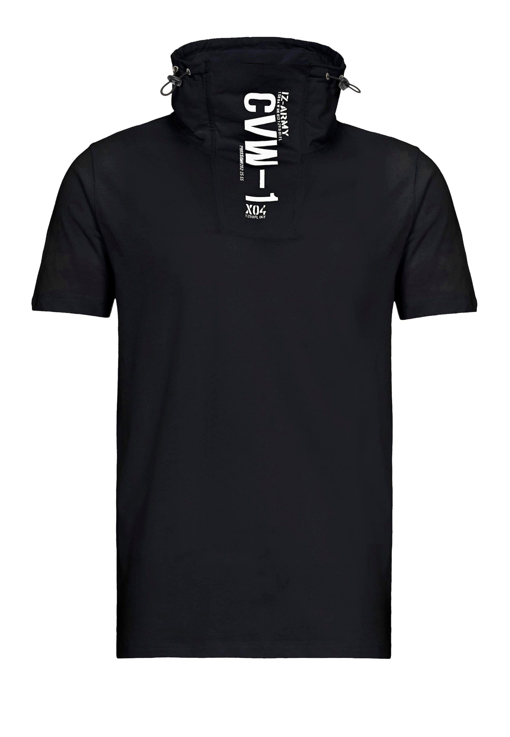 RedBridge T-Shirt mit Stehkragen – Streetwear-Design, günstig online kaufen