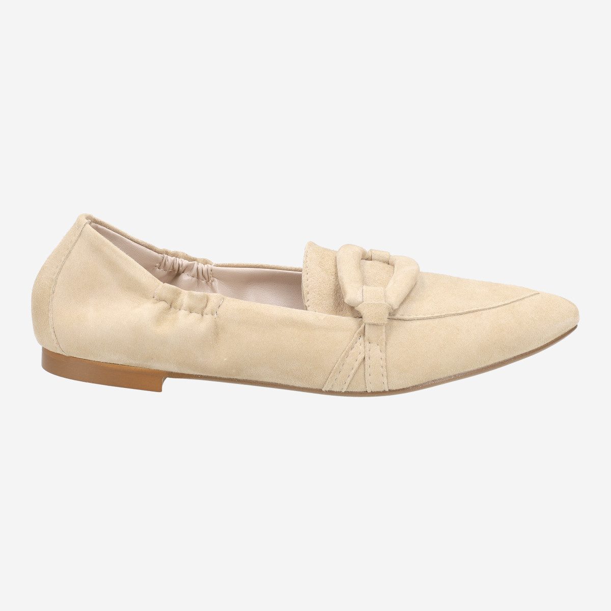 Lüke Schuhe FRIDA CAMEL, Slipper & Mokassin in Beige für Damen Slipper