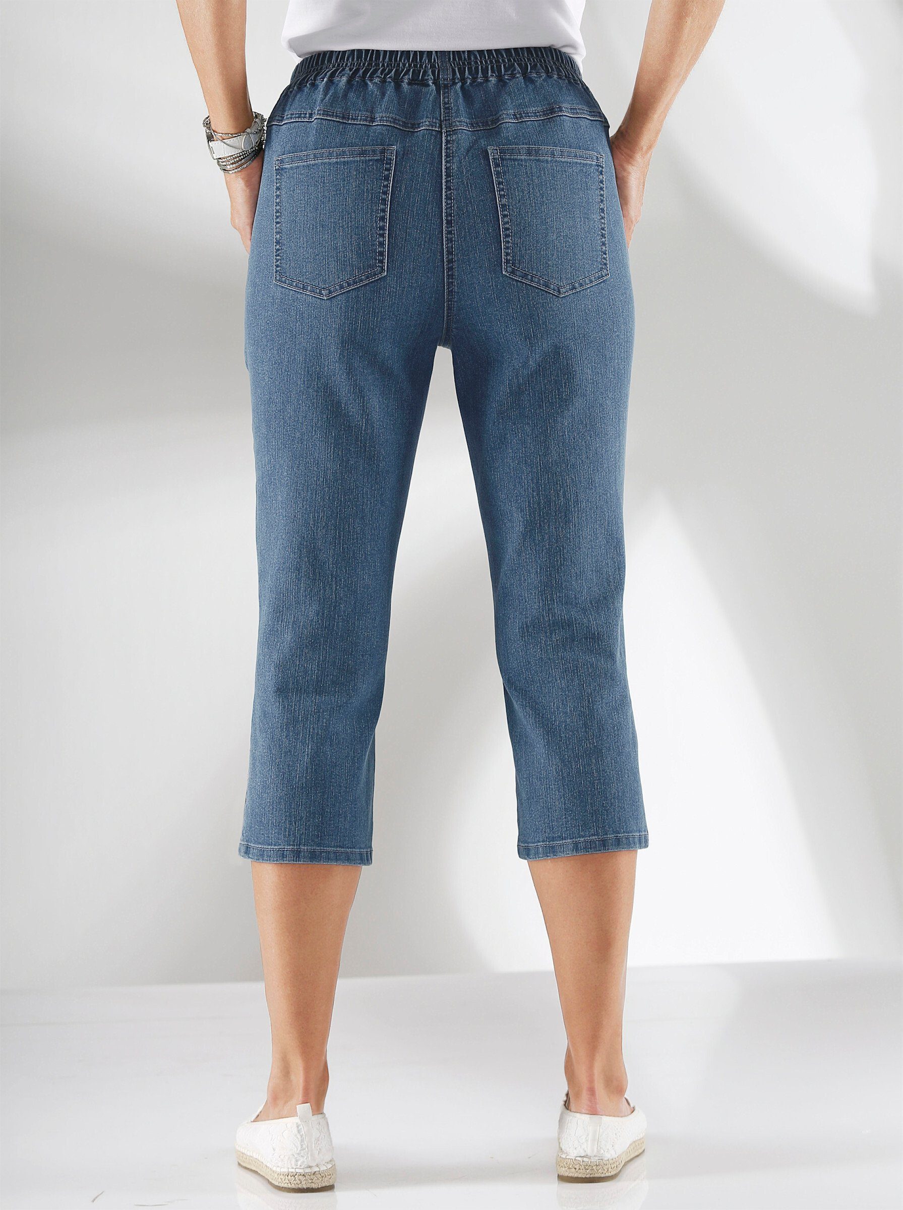 Witt Jeansshorts Capri-Jeans komfortabel – Bild 3 von 5