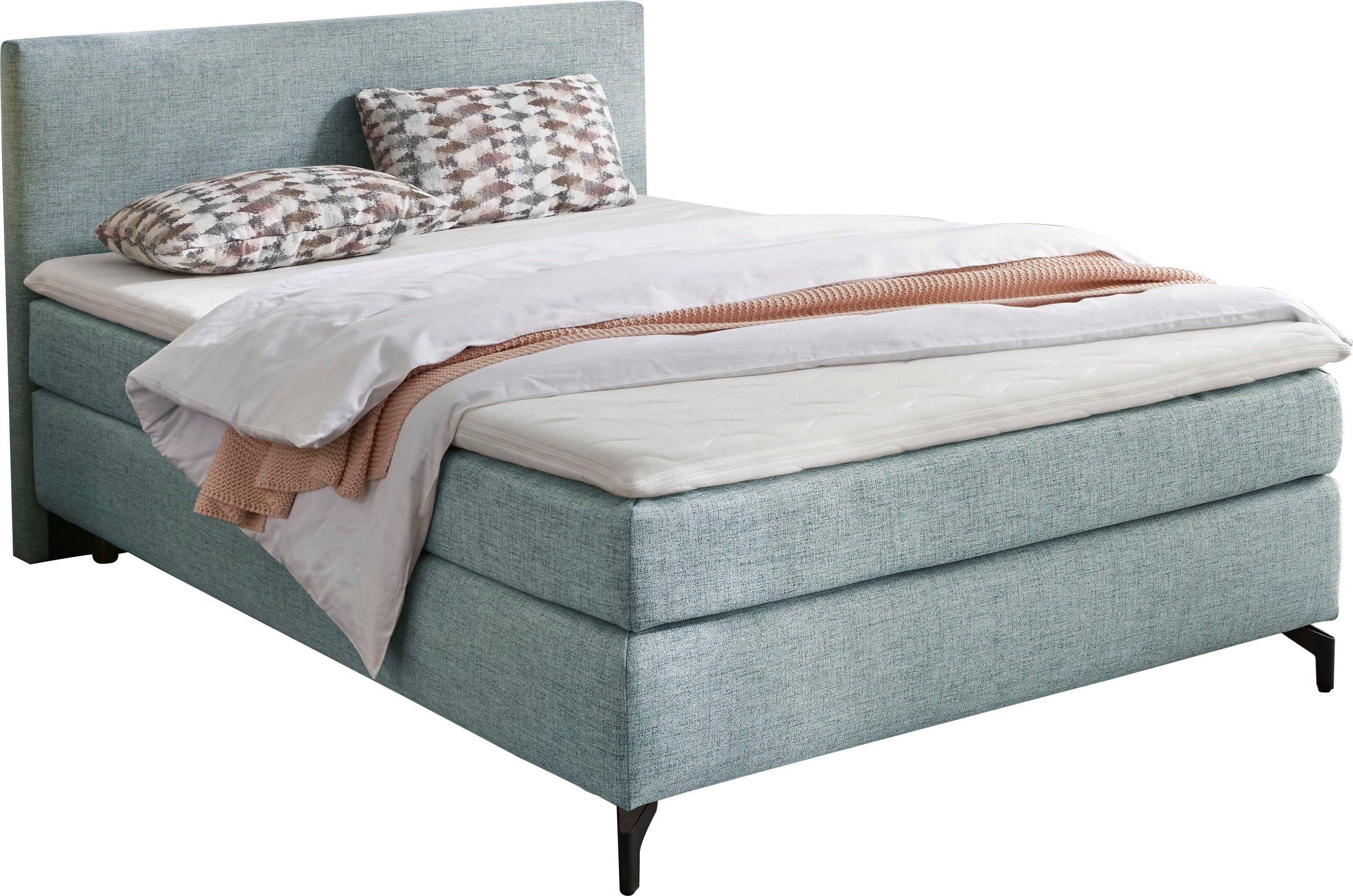 Jockenhöfer Gruppe Boxspringbett "Alinas" inkl. Topper, erhältlich in unterschiedlichen Breiten und Farbvarianten