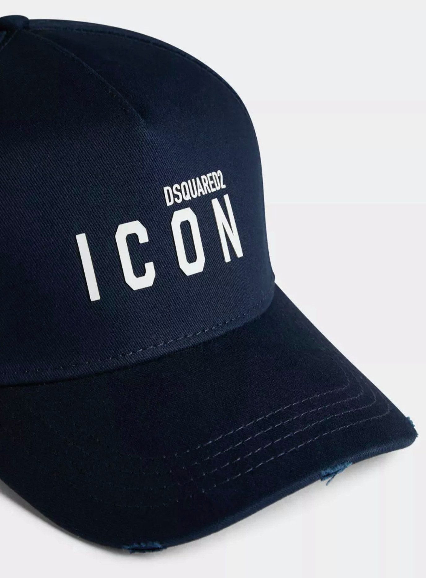 Dsquared2 Baseball Cap Baseballcap Mini Icon Kappe Basebalkappe Kappe leichte Distressed-Details für eine Vintage-Optik