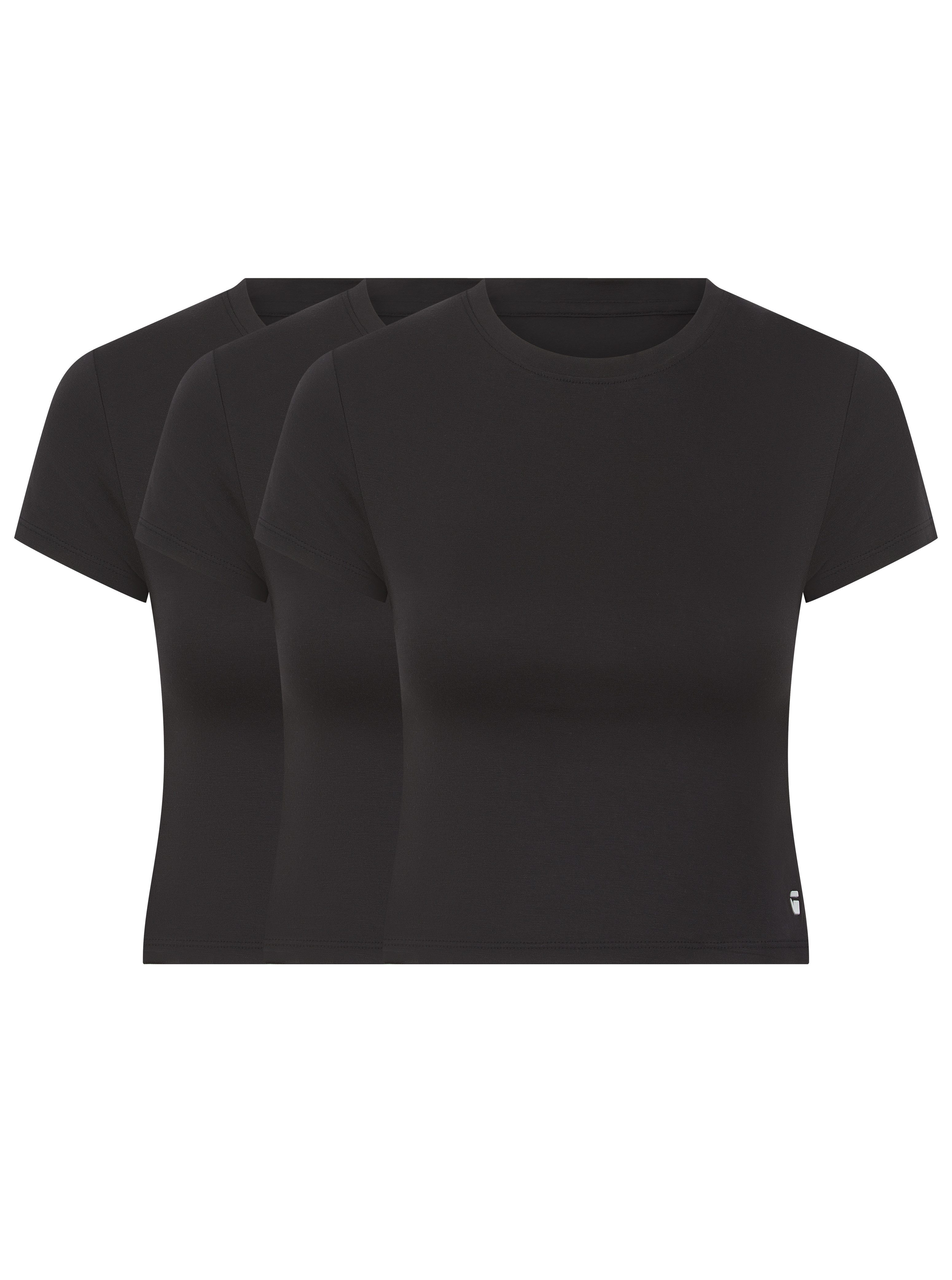 G-STAR T-Shirt SERPENTINE, 3 PACK BABY TEES (Packung, 3-tlg) mit Rundhals, figurbetont