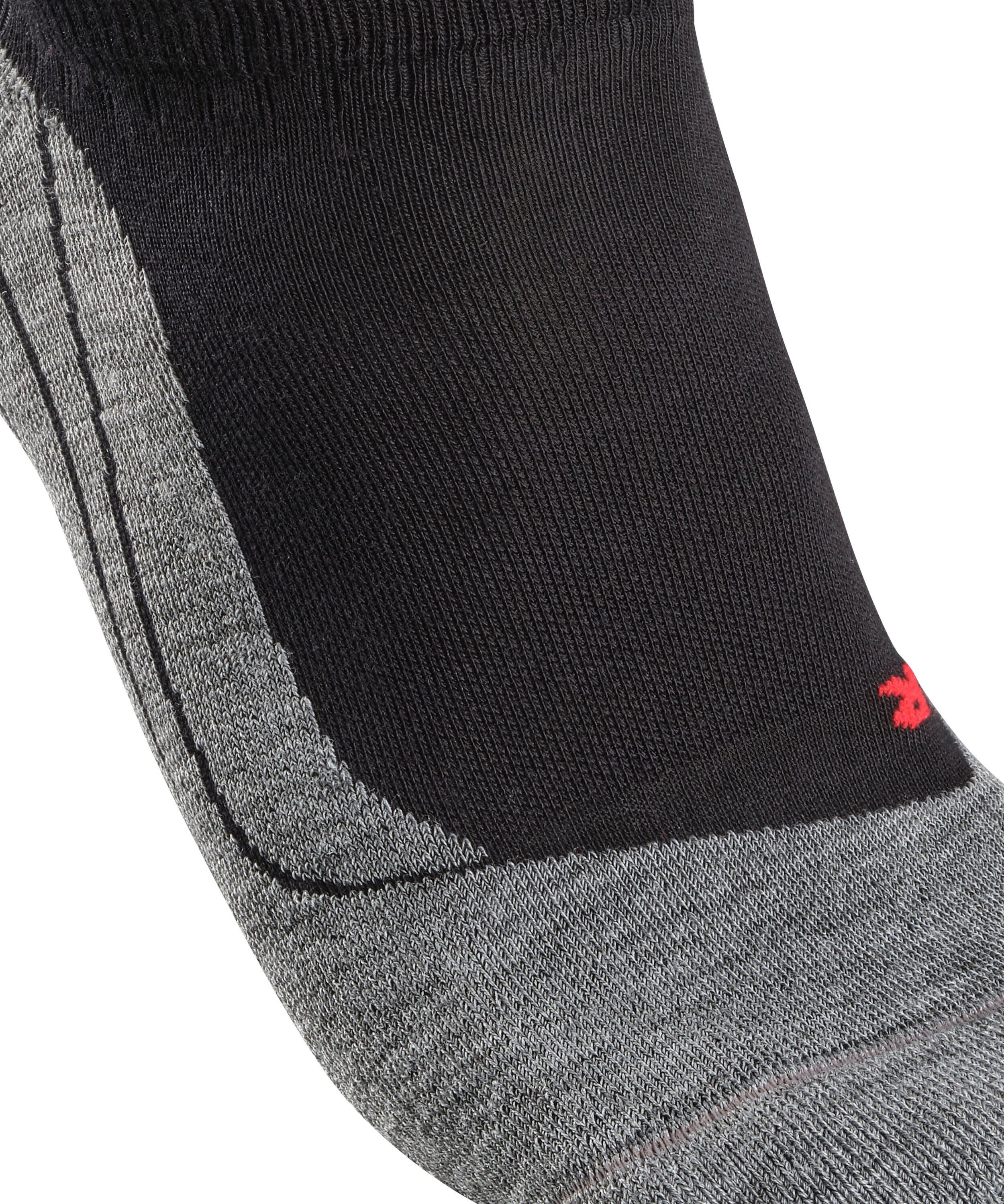 Polsterung RU4 mittlerer leichte Laufsocken Laufsocke Invisible black-mix FALKE mit (1-Paar) (3010) Endurance