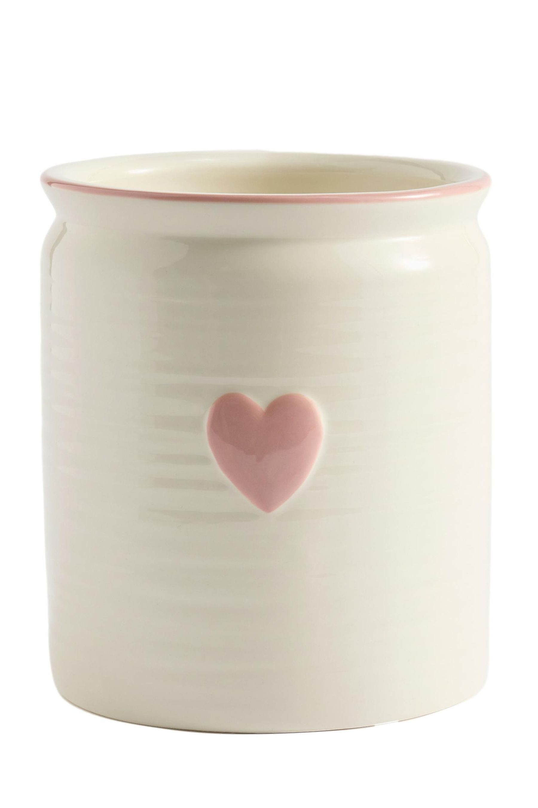 Next Besteckhalter Großer Keramik-Utensilientopf in Herzform, (1-tlg) günstig online kaufen