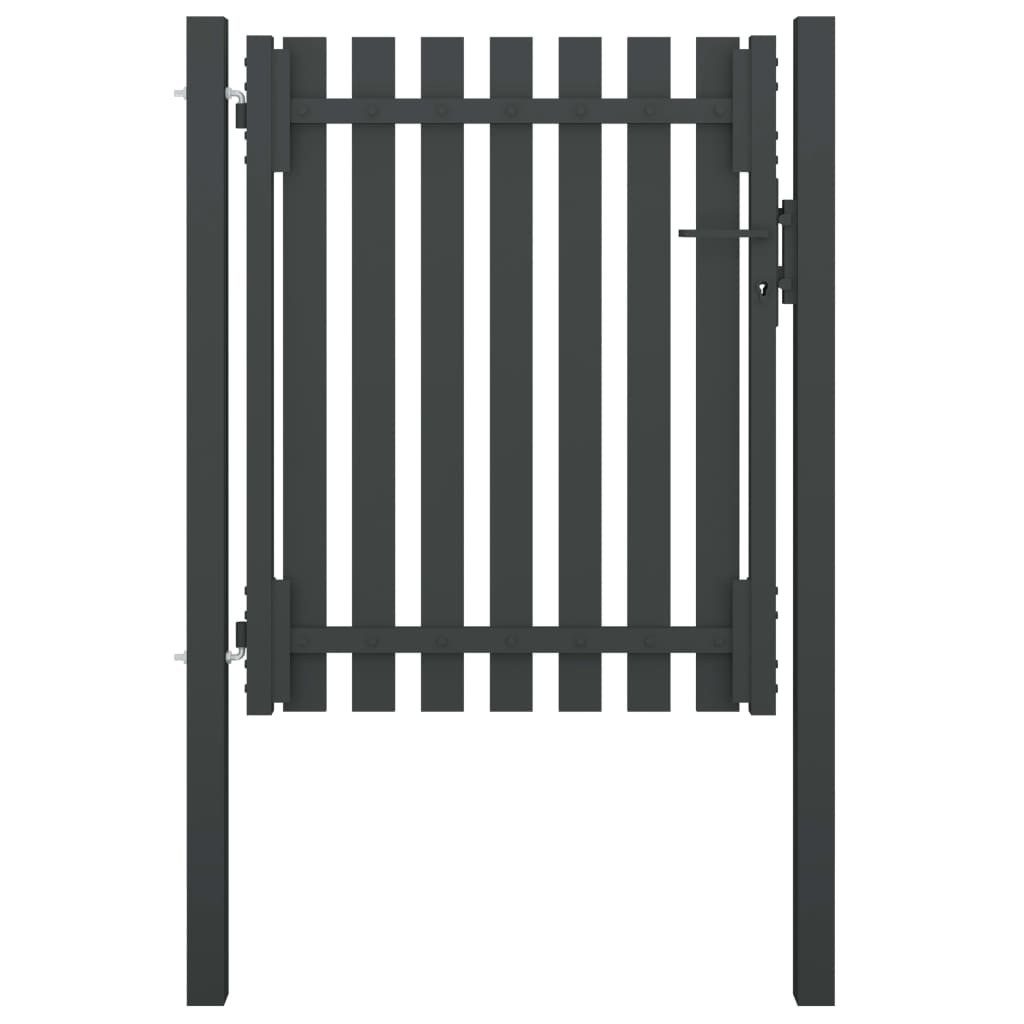 vidaXL Gartentor Gartentor Stahl 1x1,5 m günstig online kaufen