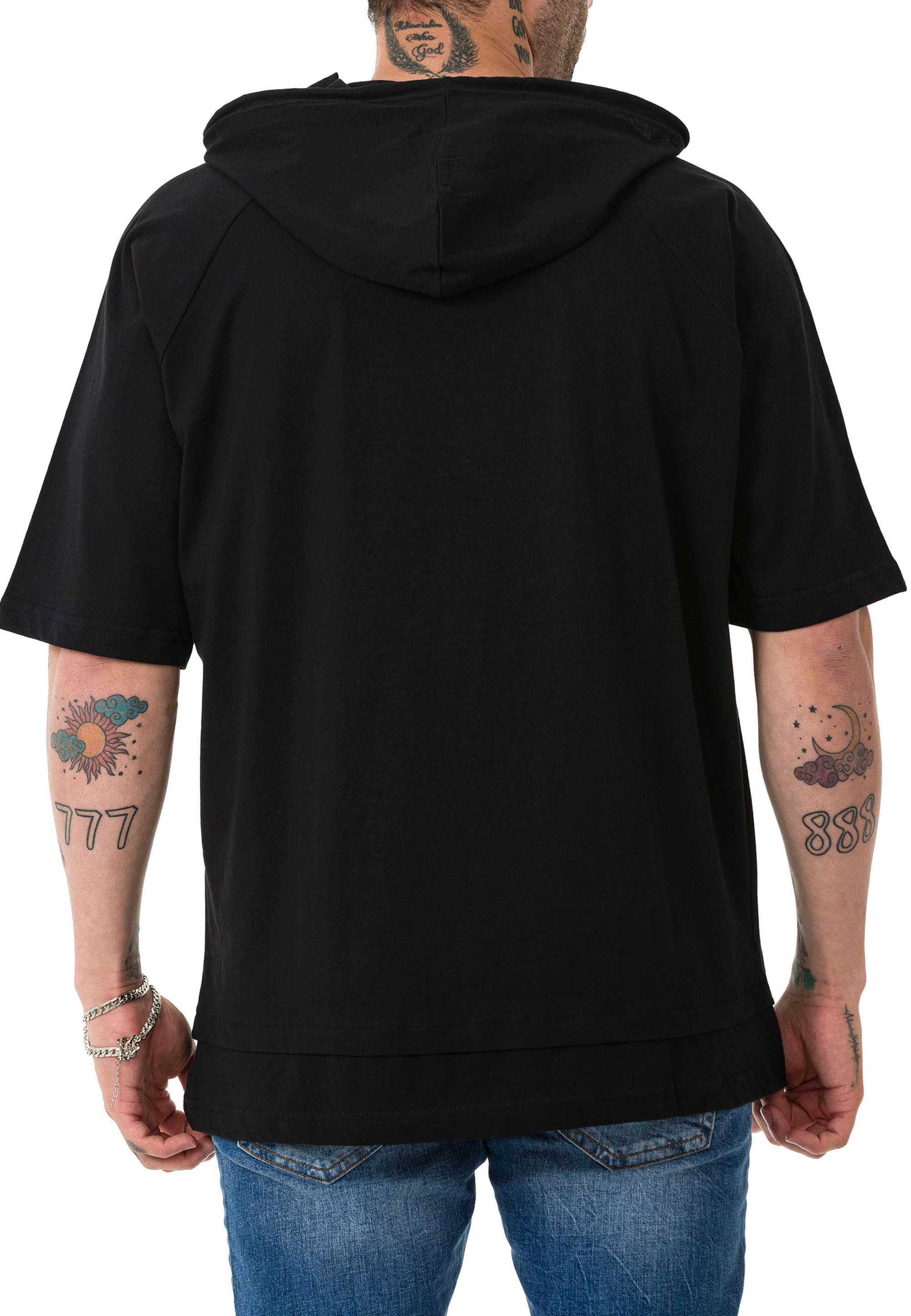 RedBridge T-Shirt mit Kapuze - Lässiges Oversized-Hoodie-Shirt