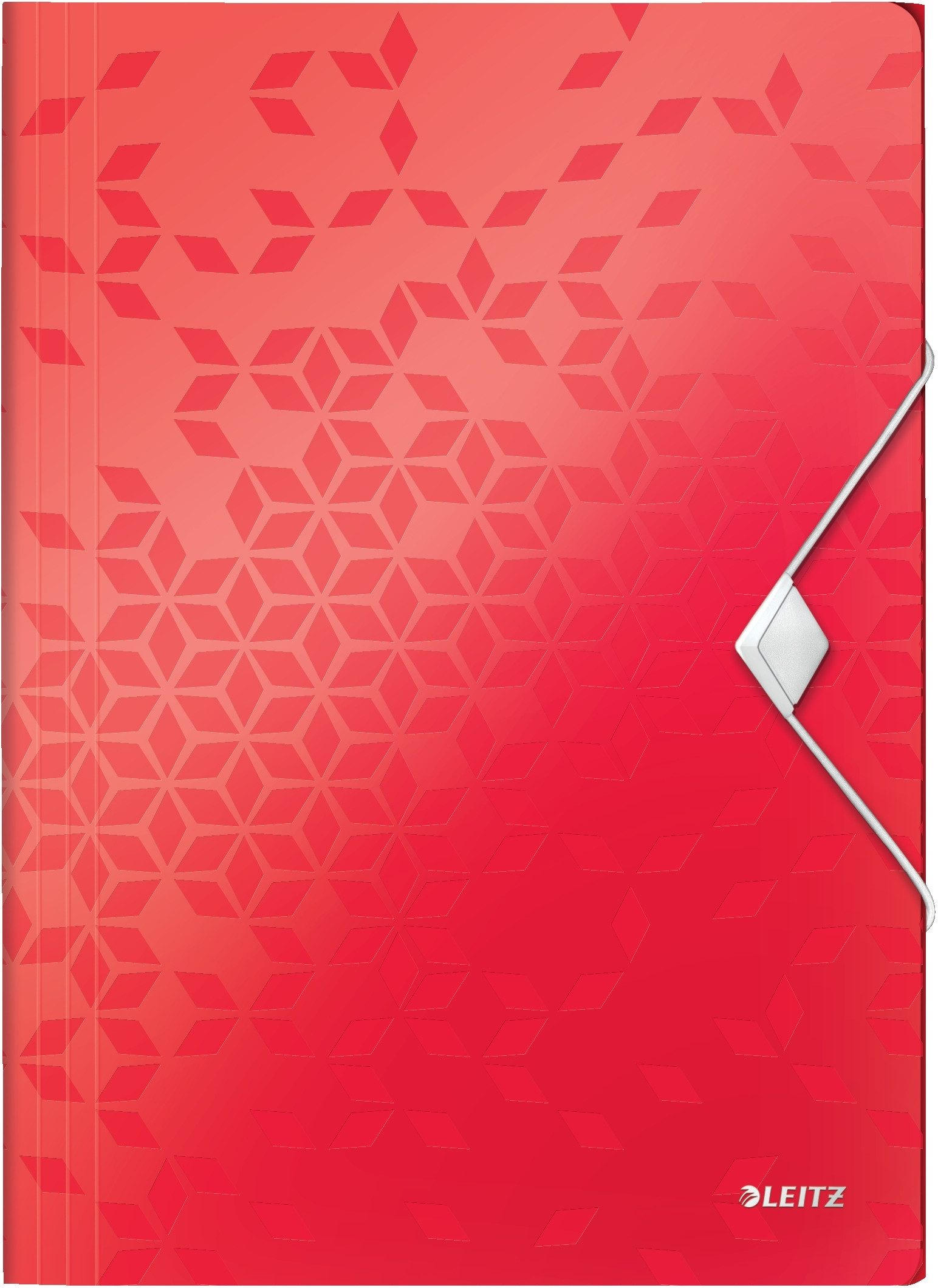 Fächermappe Eckspannermappe WOW 45990026 DIN A4 3 Klappen PP rot