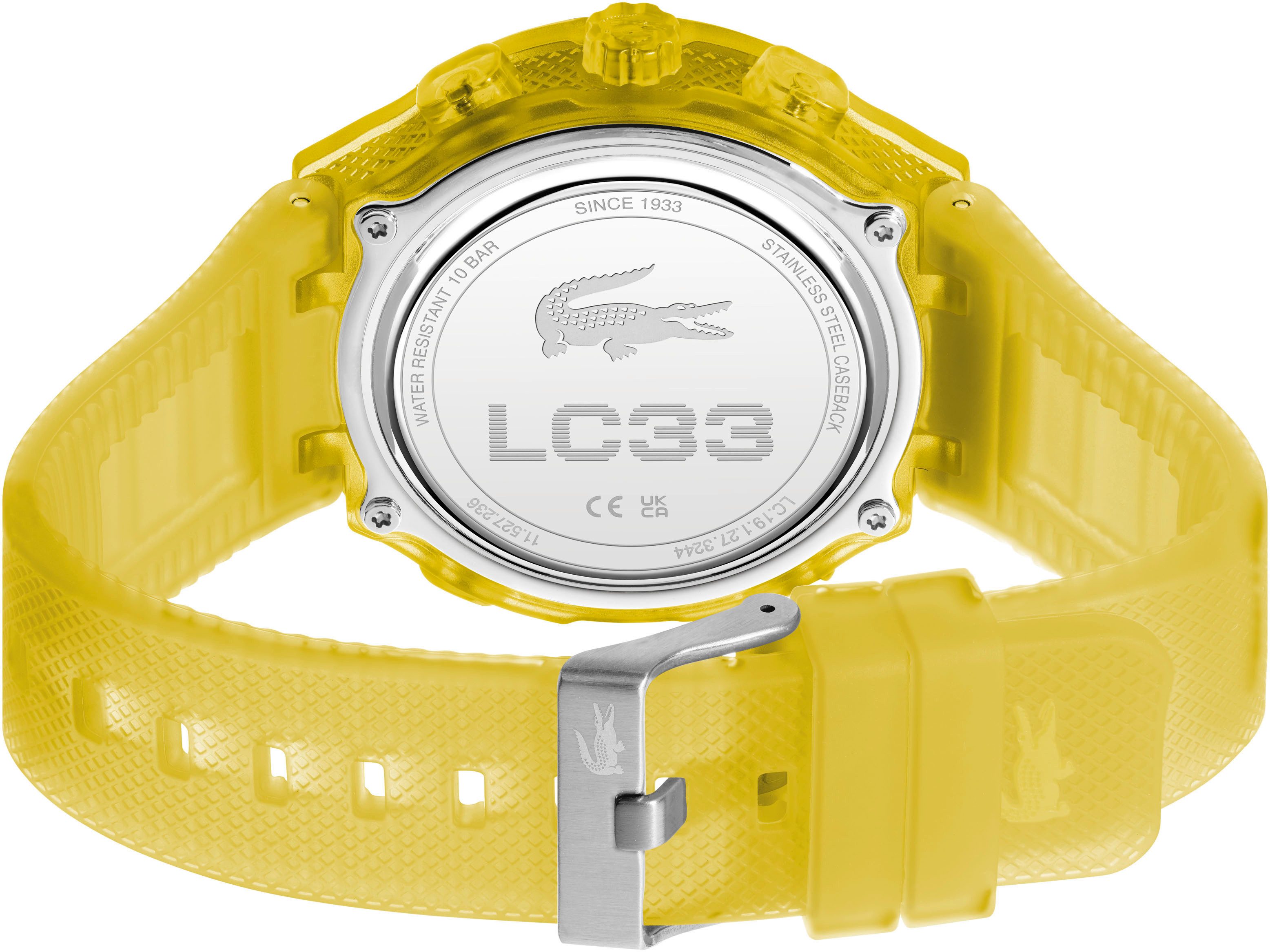 Lacoste Chronograph LC33 2011430, Armbanduhr, Quarzuhr, Herren, analog, digital, Stoppfunktion