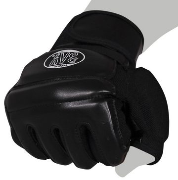 BAY-Sports MMA-Handschuhe FIT Krav Maga Wing Tsun Handschutz Handschützer schwarz, XXS - XXL Erwachsene und Kinder