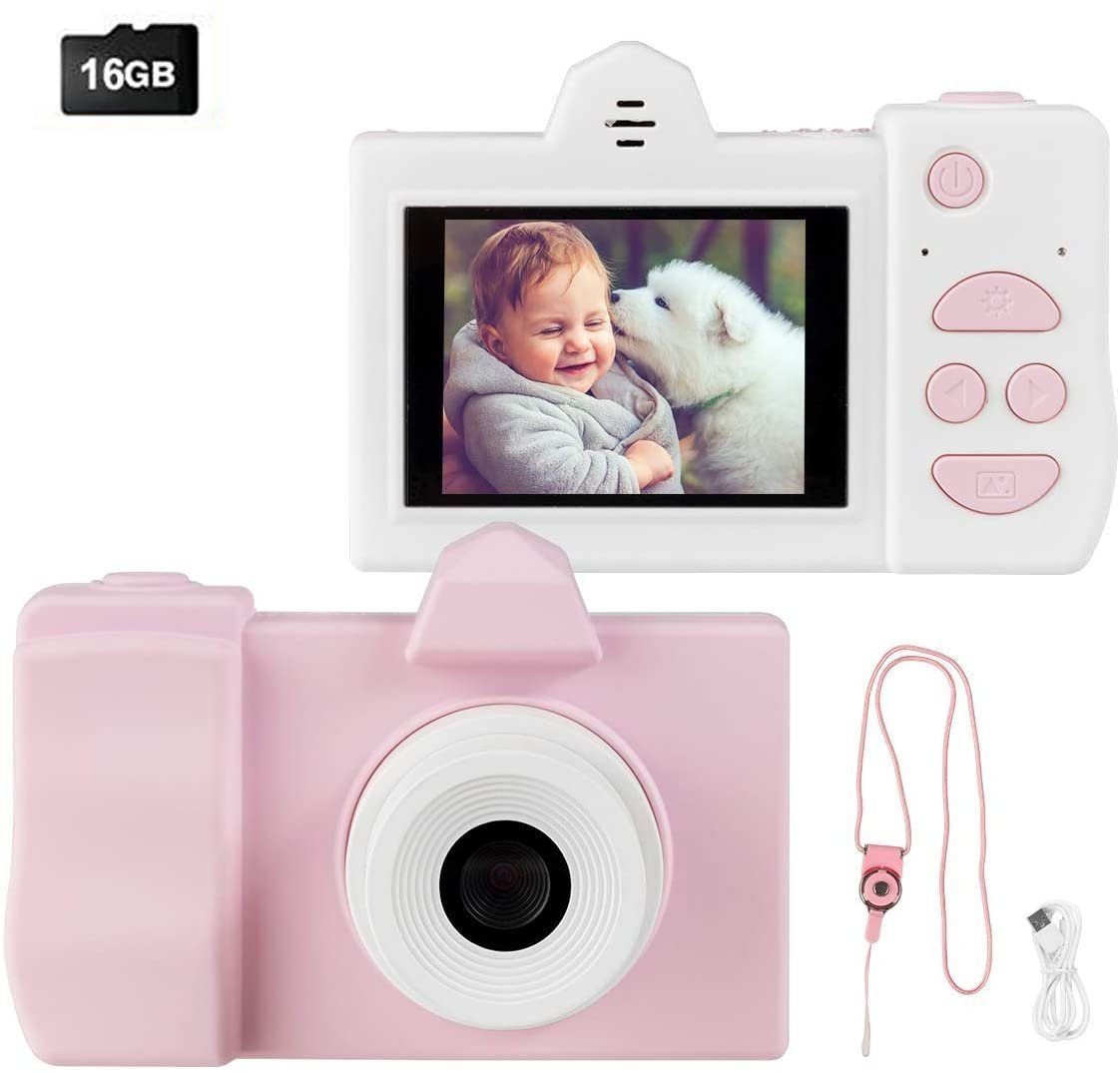 COSTWAY »Kinder Digitalkamera, Videokamera« Kinderkamera (8MP/720P HD,  inkl. Trageband, 16GB-Speicherkarte) online kaufen | OTTO