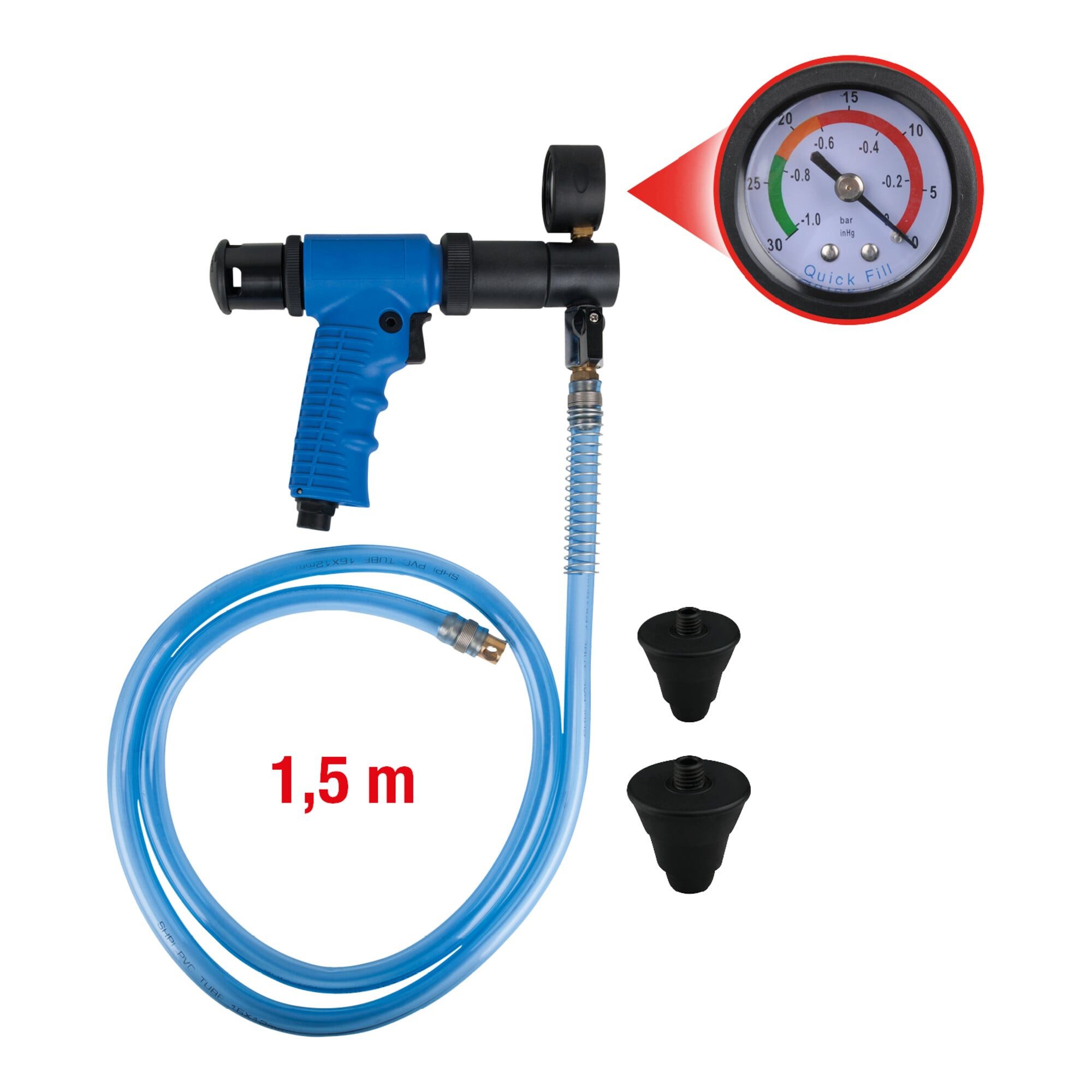 KS Tools Kompressor KS Tools Vakuum-Kühlsystem-Füllgerät, 4-teilig
