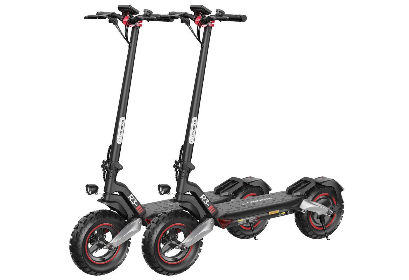 iscooter E-Scooter Elektro-Roller für den Geländeeinsatz 80-100km Reichweite, 500,00 W, 20,00 km/h, (2 tlg), 15Ah,doppelte Stoßdämpfung, klappbar, bis 150 kg belastbar