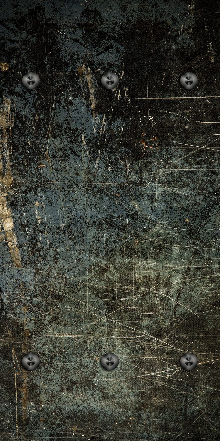 queence Wandgarderobe Beton Optik Abstrakt (1 St), Wandpaneel aus Acrylglas inkl. 6 Edelstahlhaken in schwarz matt