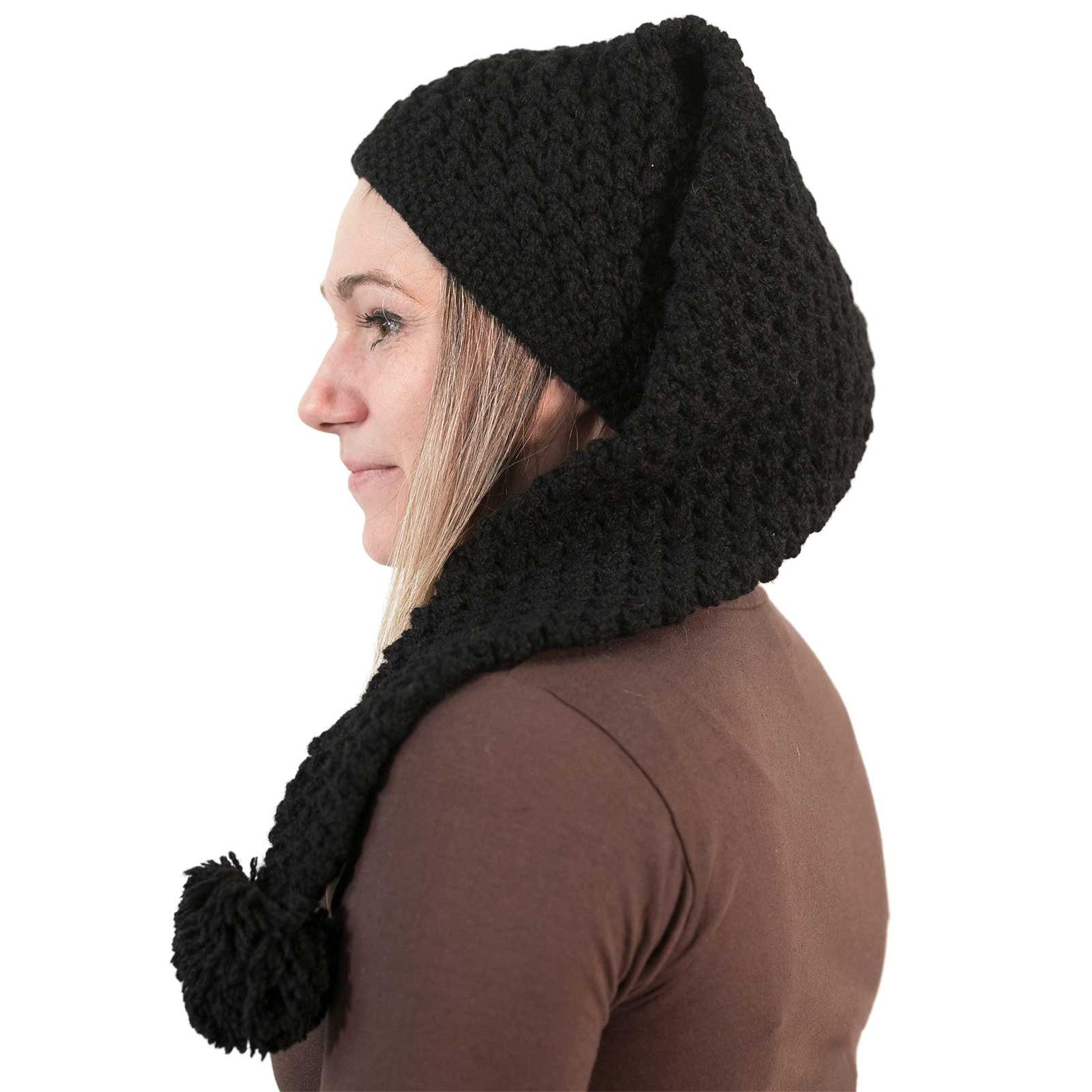 KUNST UND MAGIE Bommelmütze Strickmütze Bommelmütze Mütze Wolle Wollmütze L günstig online kaufen