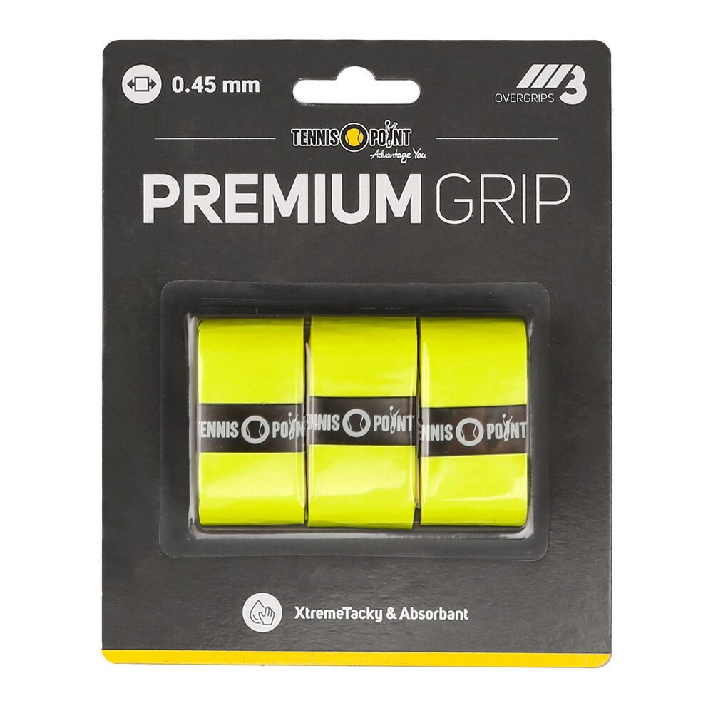 Griffband Premium Grip gelb 3 Pack
