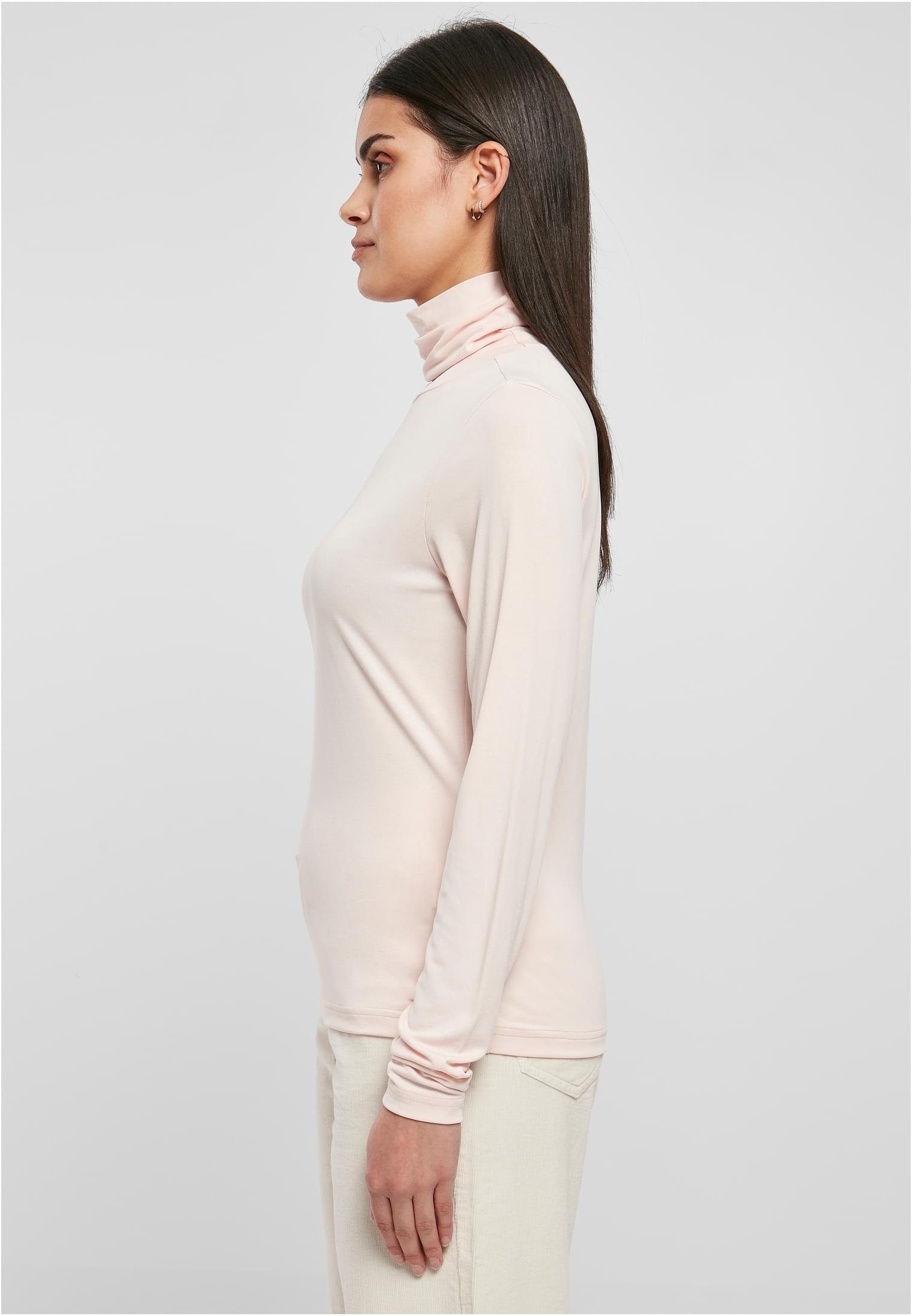 pink Ladies Damen URBAN Modal CLASSICS Turtleneck (1-tlg) Langarmshirt Longsleeve