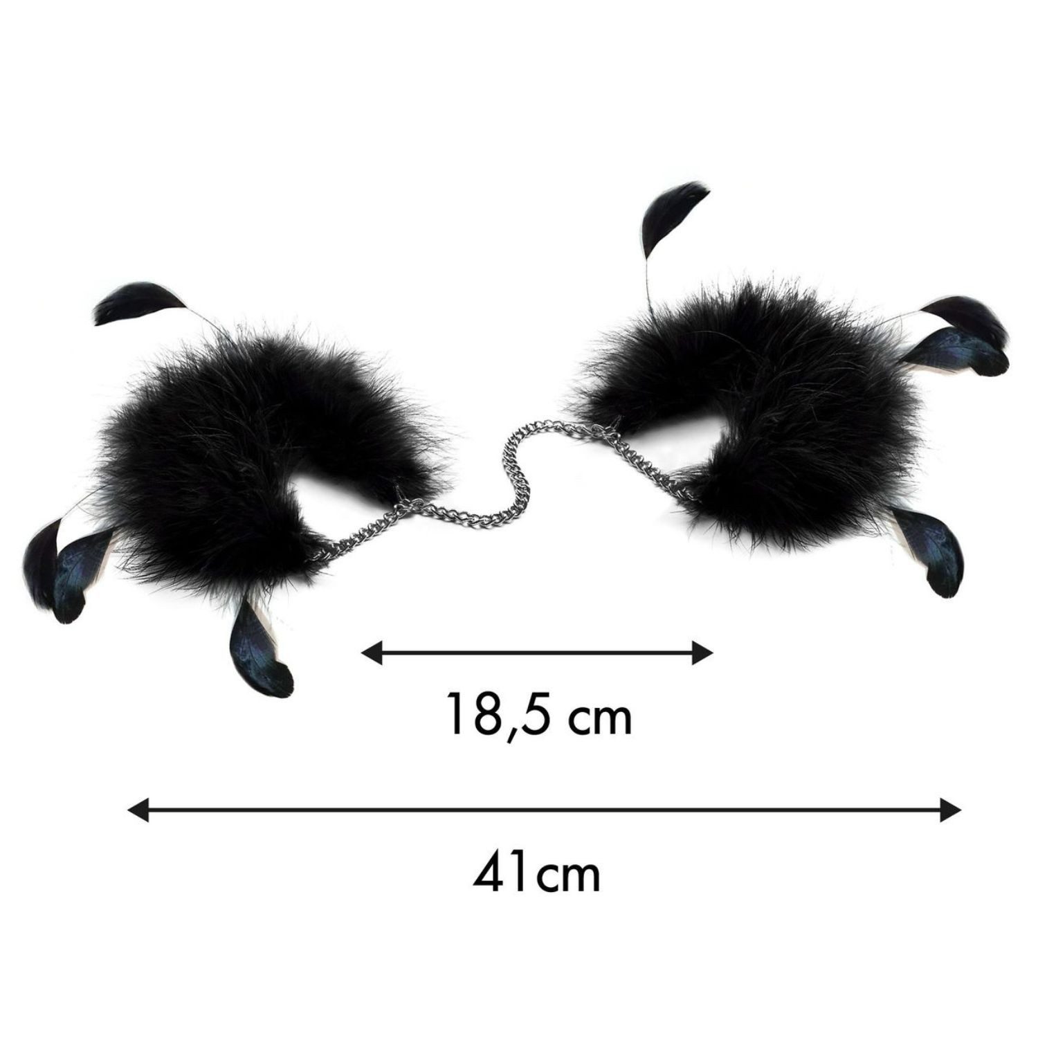 Bijoux Indiscrets Armreif Set Feder Armbänder mit KetteZa Za Zu