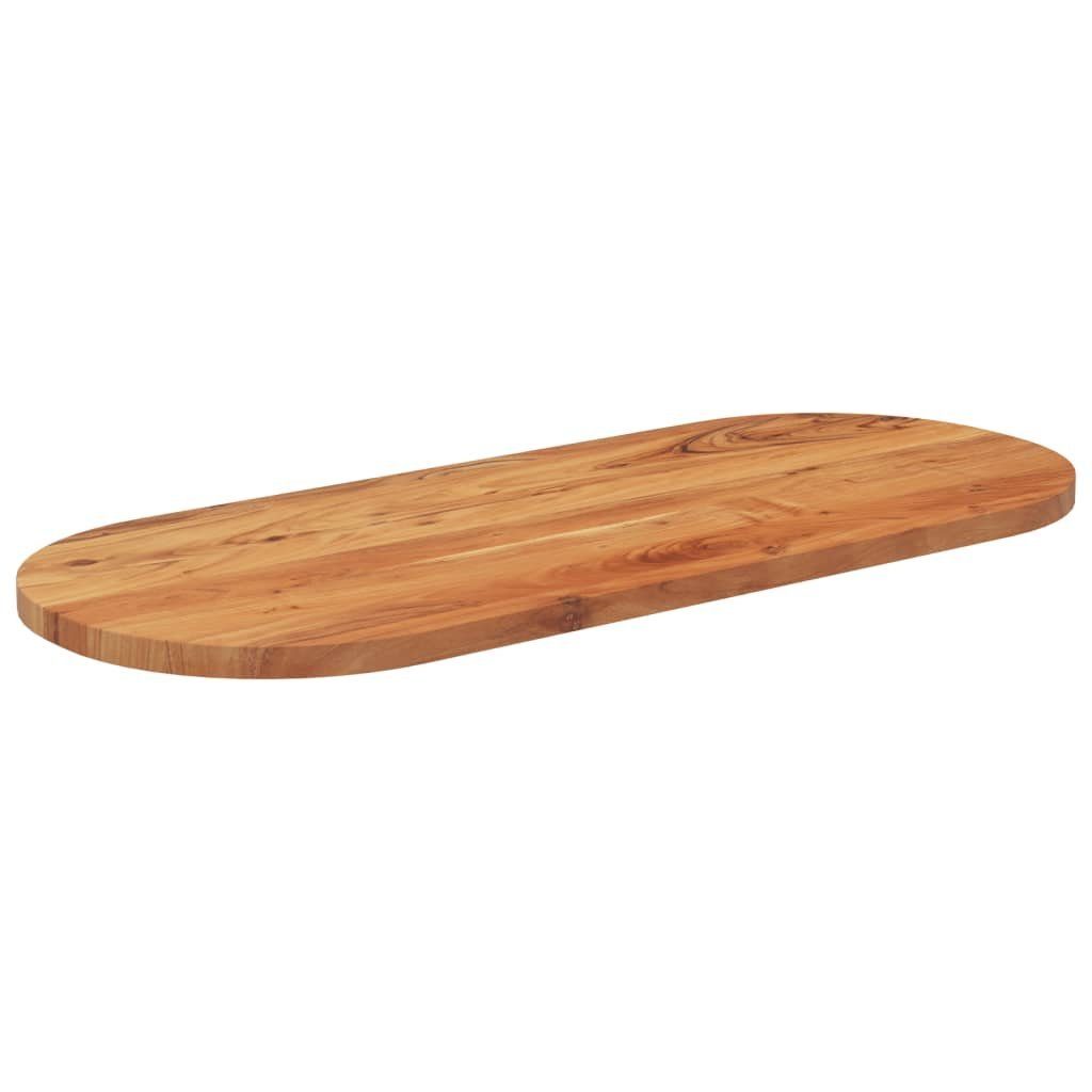 vidaXL Tischplatte Tischplatte 100x40x3,8 cm Oval Massivholz (1 St)