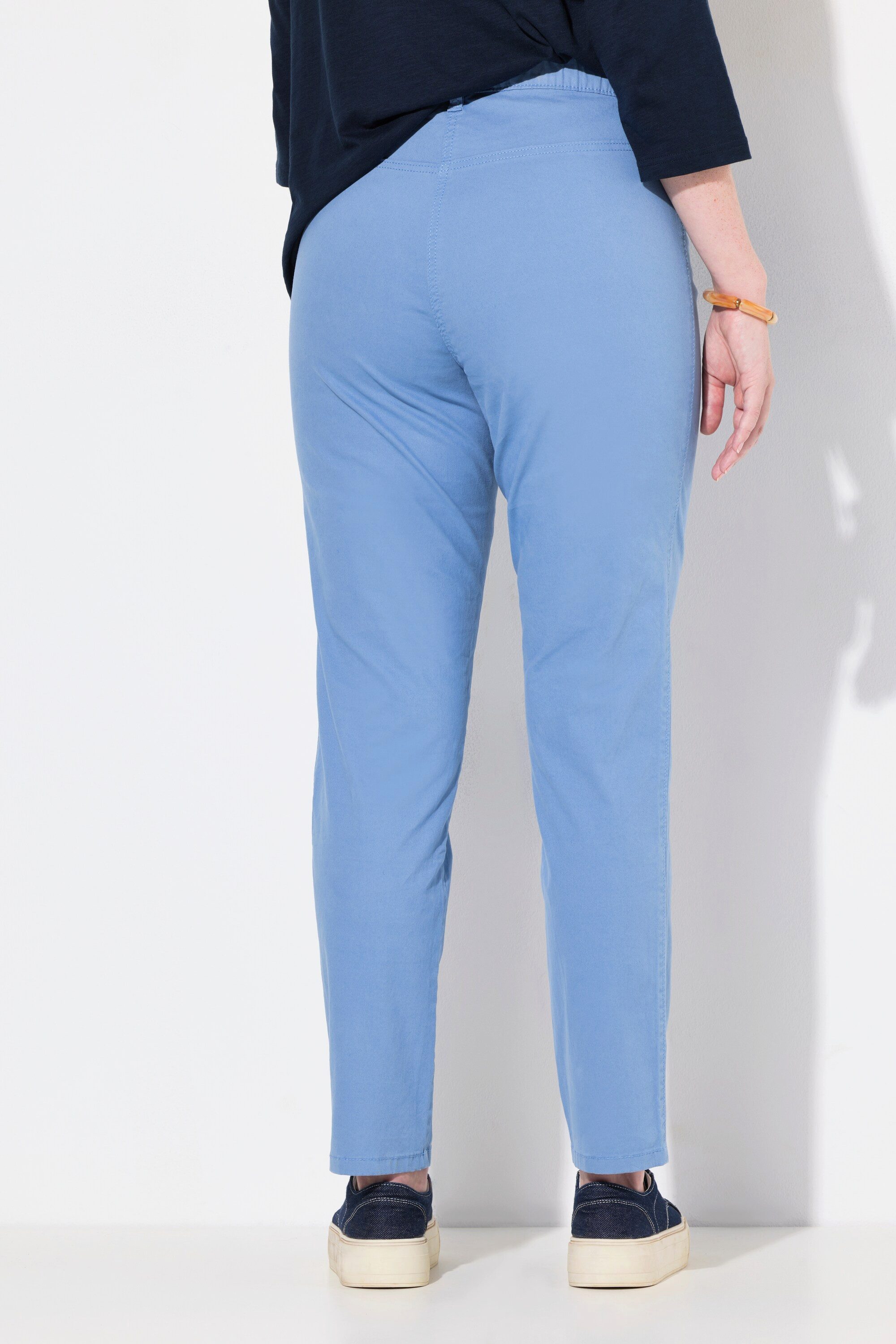Ulla Popken Jeggings Jeggings Elastikbund schmales Bein Baumwolle