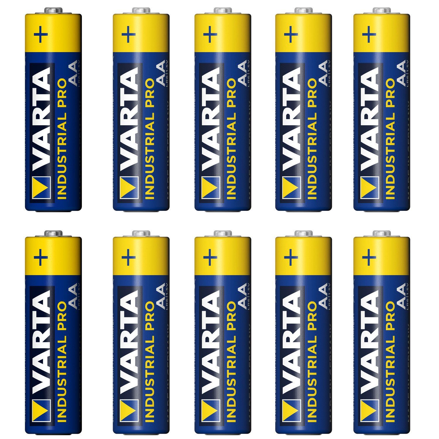 Industrie (10 LR6/AA St), Varta Batterien Batterie, 10x VARTA