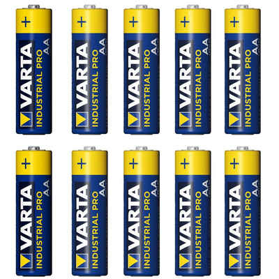 VARTA Batterie, (10 St), 10x Varta Industrie LR6/AA Batterien