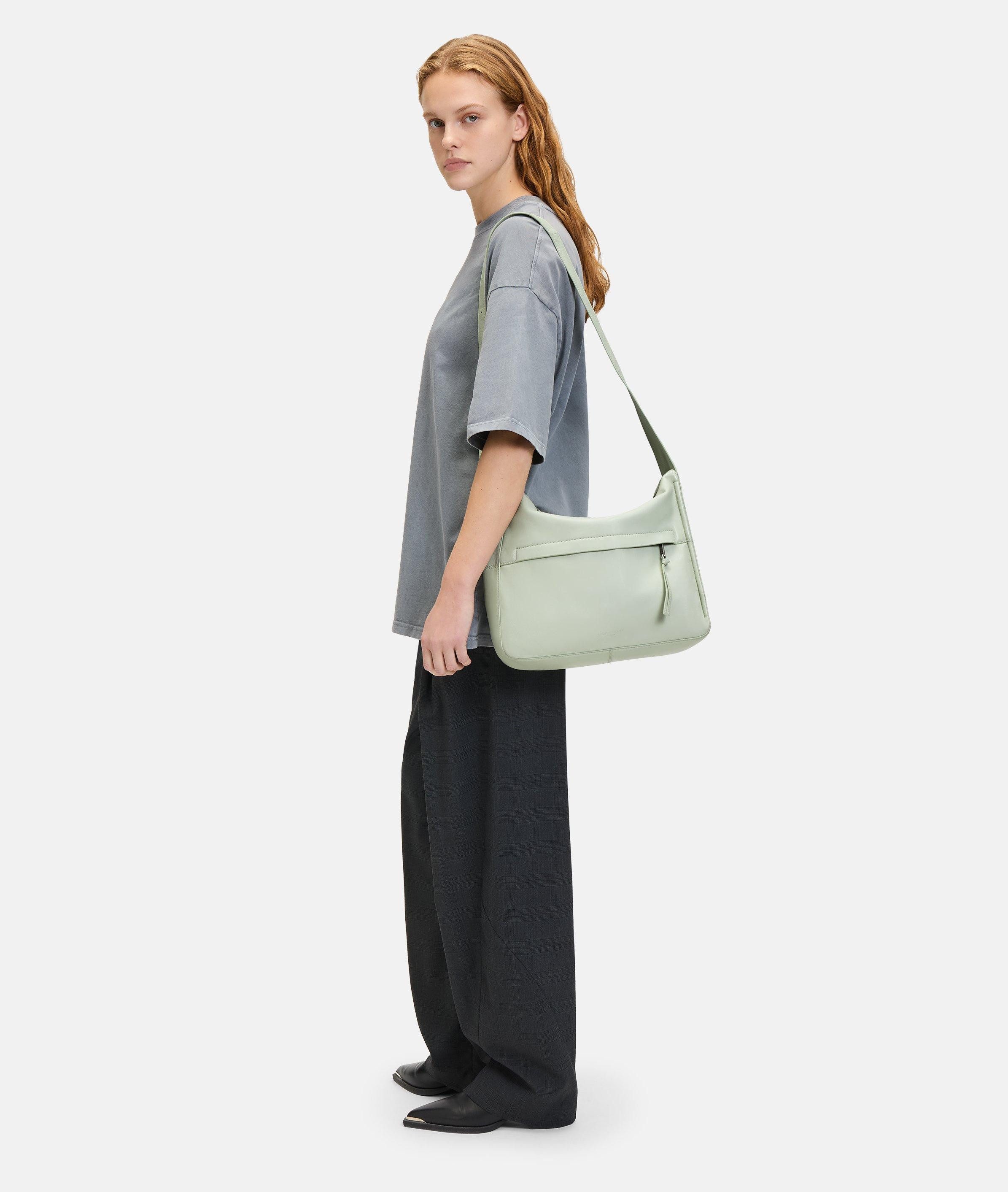 Liebeskind Berlin Schultertasche Sky Hobo M, Mittelgroße Hobo-Bag aus Schafsleder