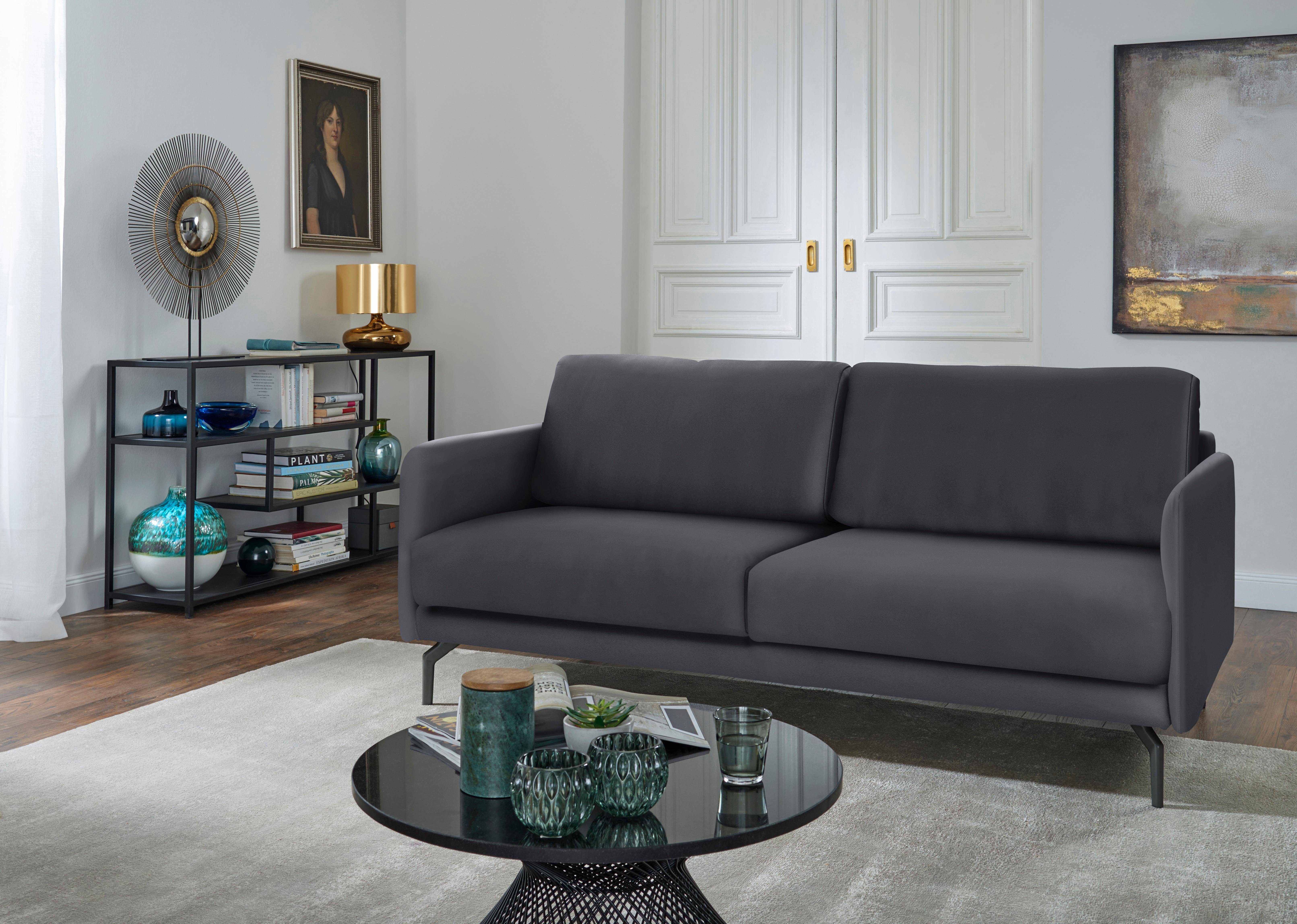 Creation BY ROLF BENZ 2-Sitzer CR.450, Designsofa, Loungesofa, Armlehne sehr schmal, Alugussfüße in umbragrau, Breite 150 cm