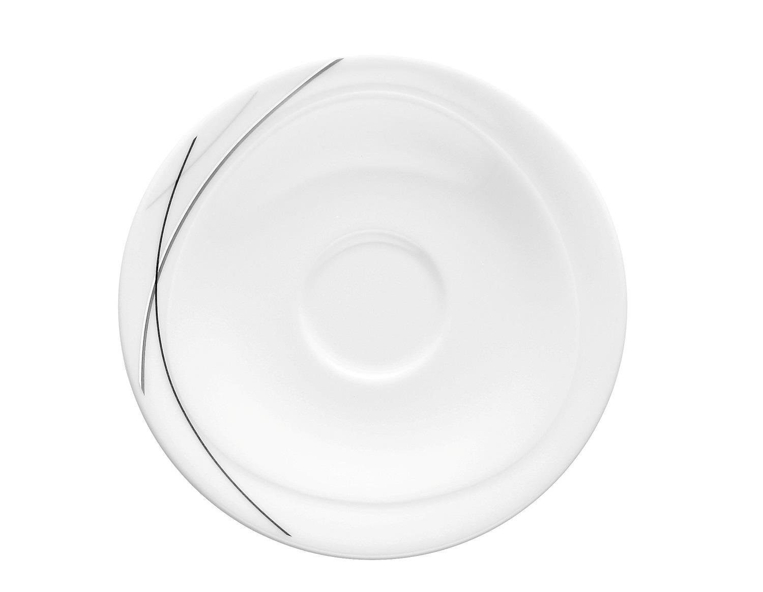 Seltmann Weiden Espressotasse Seltmann Weiden Trio Highline Kombi-Untertasse 13,5 cm, Porzellan