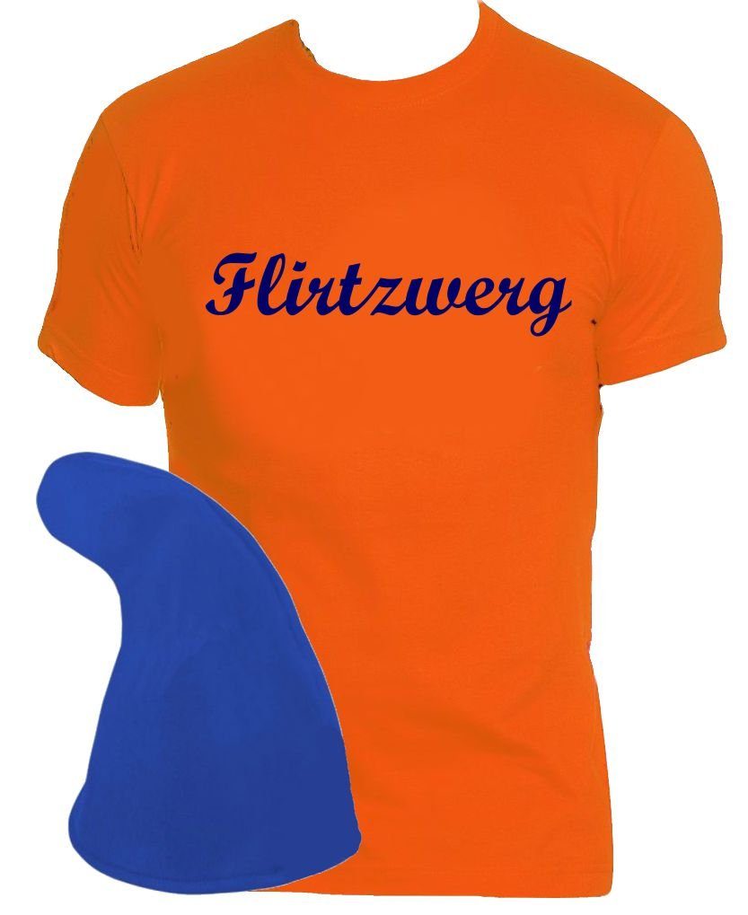 coole-fun-t-shirts Kostüm FLIRTZWERG Zwergen Kostüm Flirt Zwerg Karneval Fa günstig online kaufen